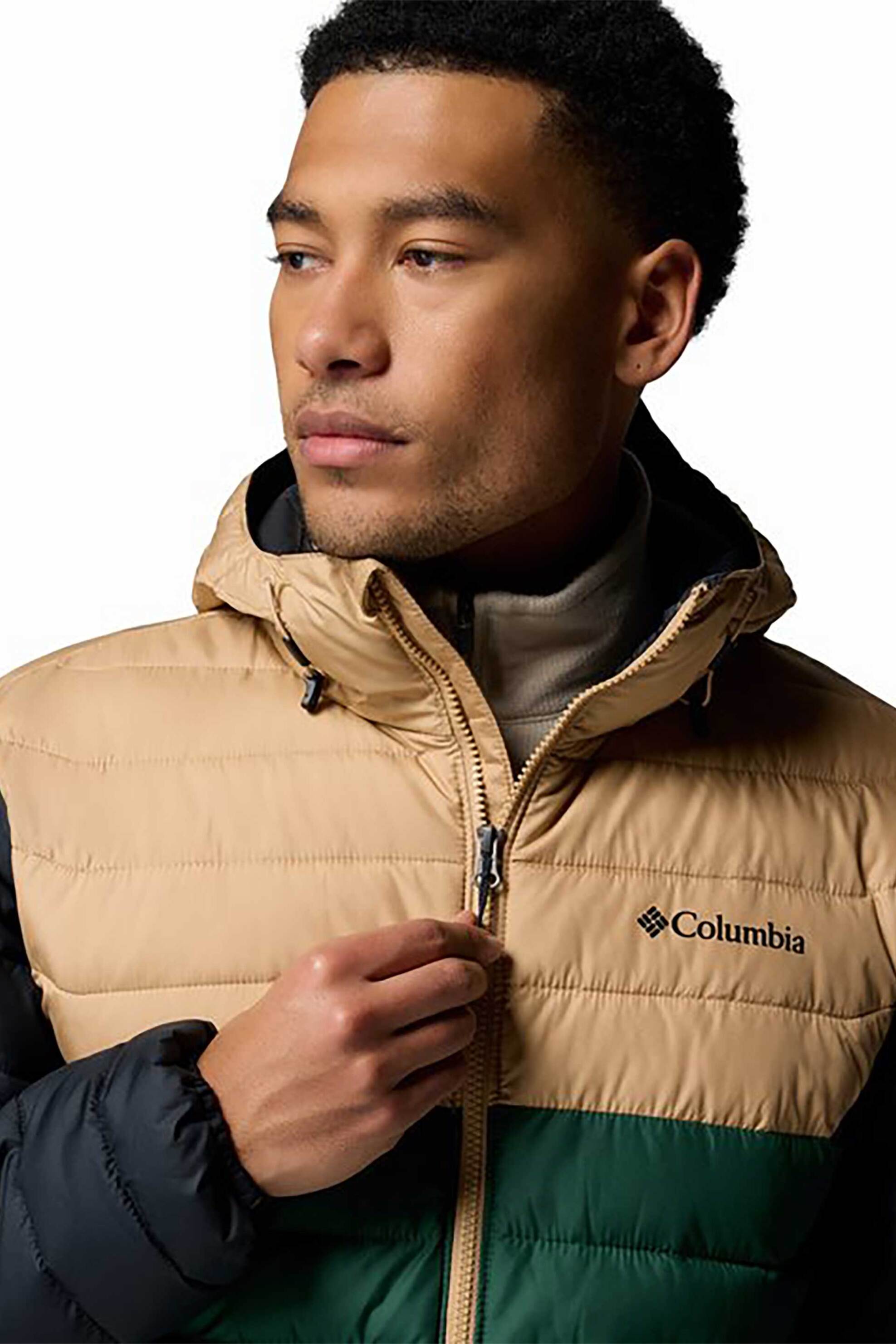 Columbia ανδρικό μπουφάν με κουκούλα "Powder Lite™ II" - 2086944010L Πράσινο φωτογραφία