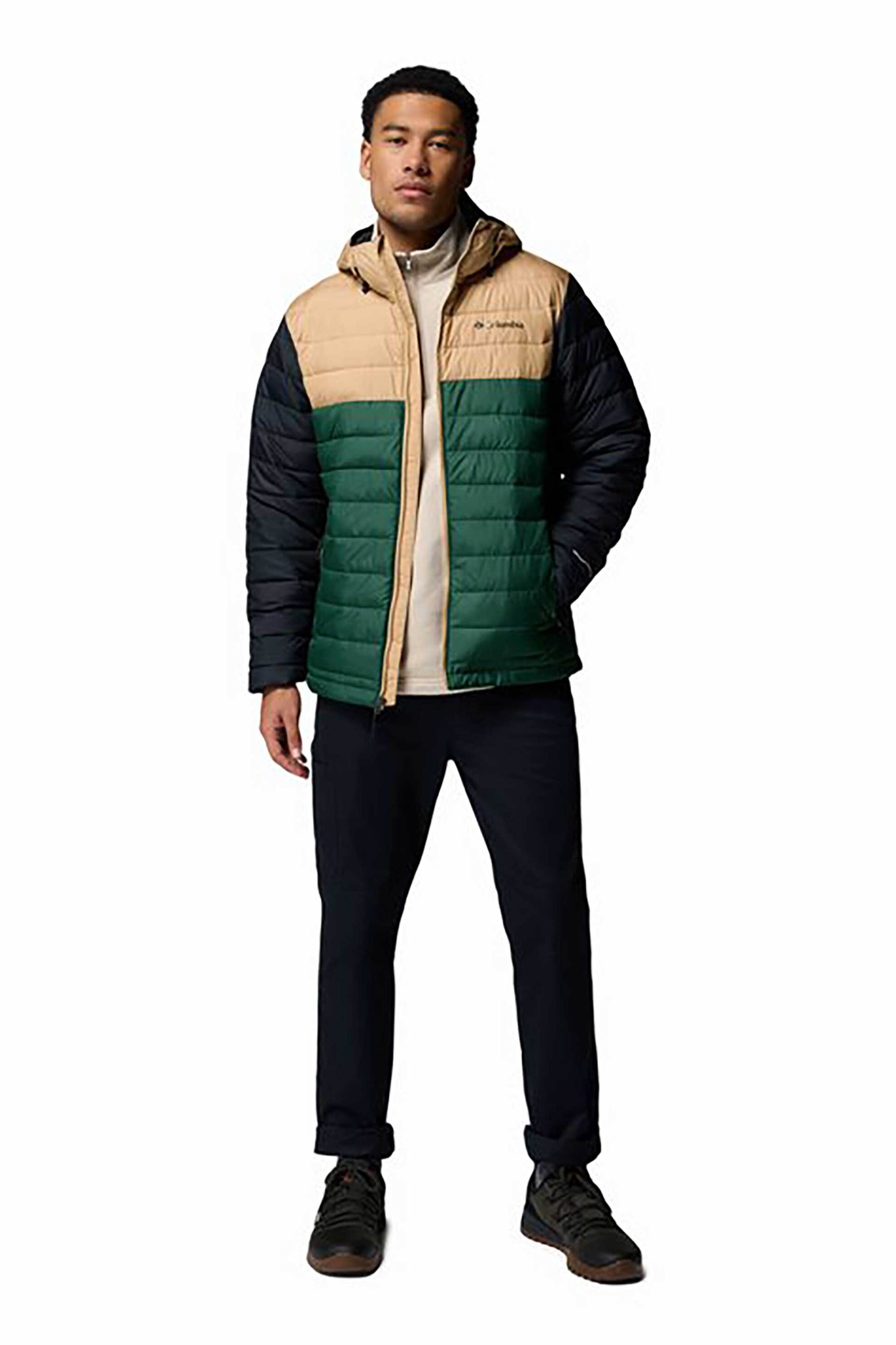 Columbia ανδρικό μπουφάν με κουκούλα "Powder Lite™ II" - 2086944010L Πράσινο φωτογραφία