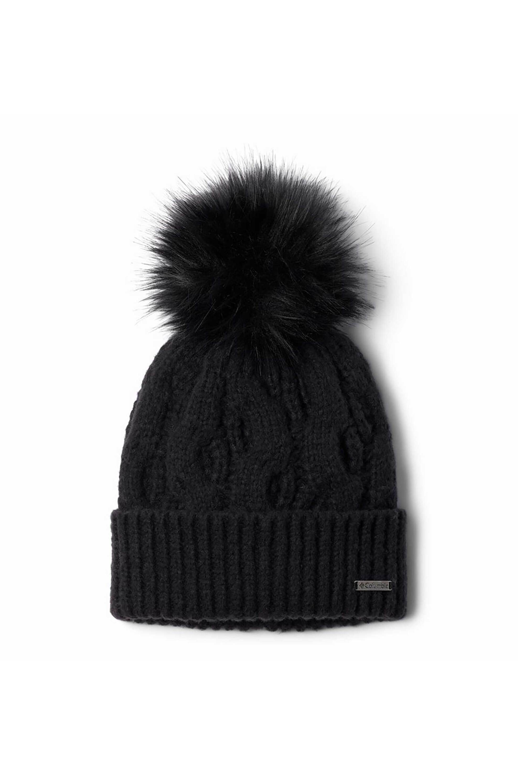 Columbia unisex σκούφος "Boundless Days™ Cable Knit Pom" - 2092641010TEM Μαύρο