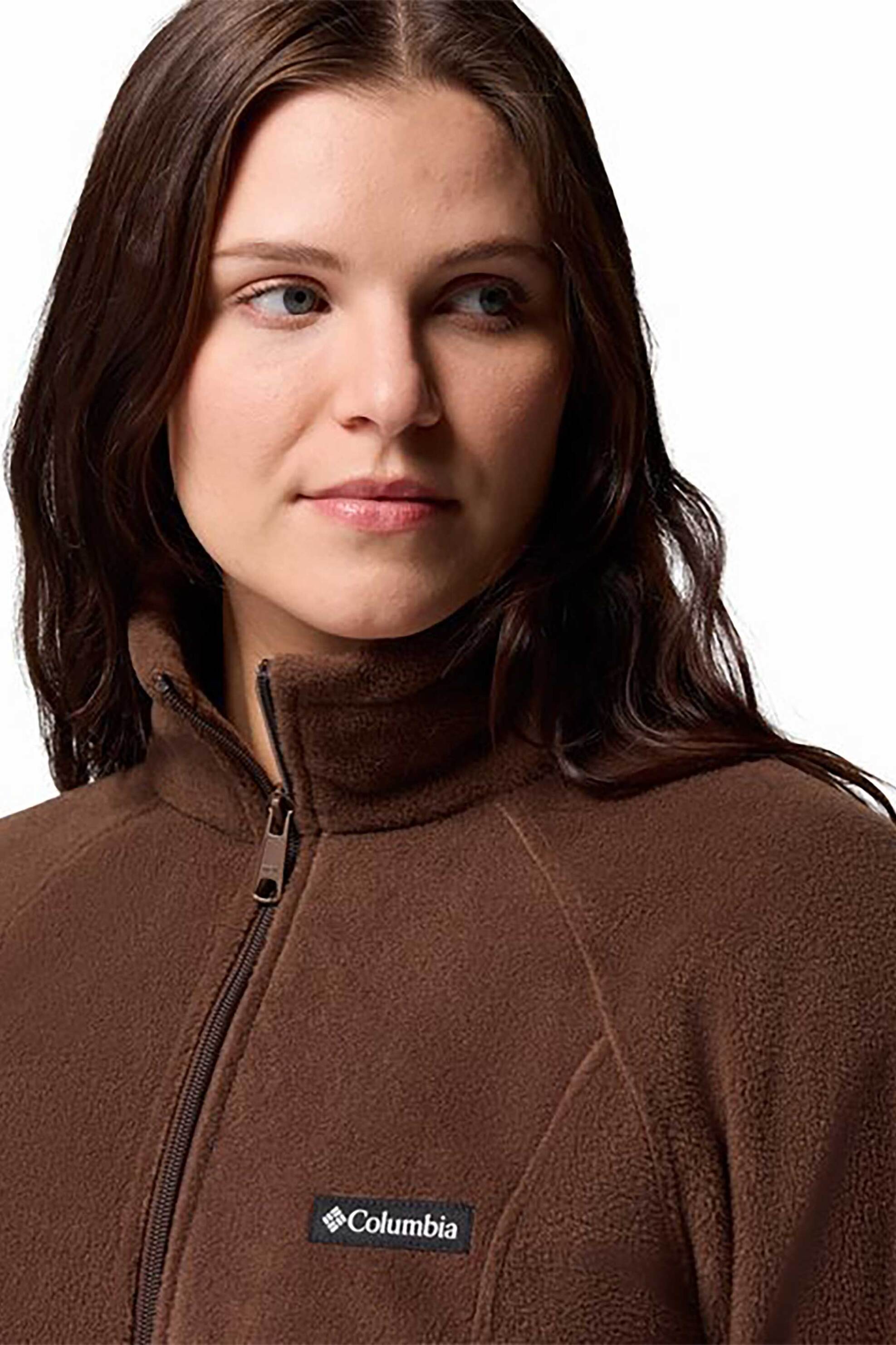 Columbia γυναικεία ζακέτα fleece "Benton Springs™" - WL6439256M Καφέ φωτογραφία