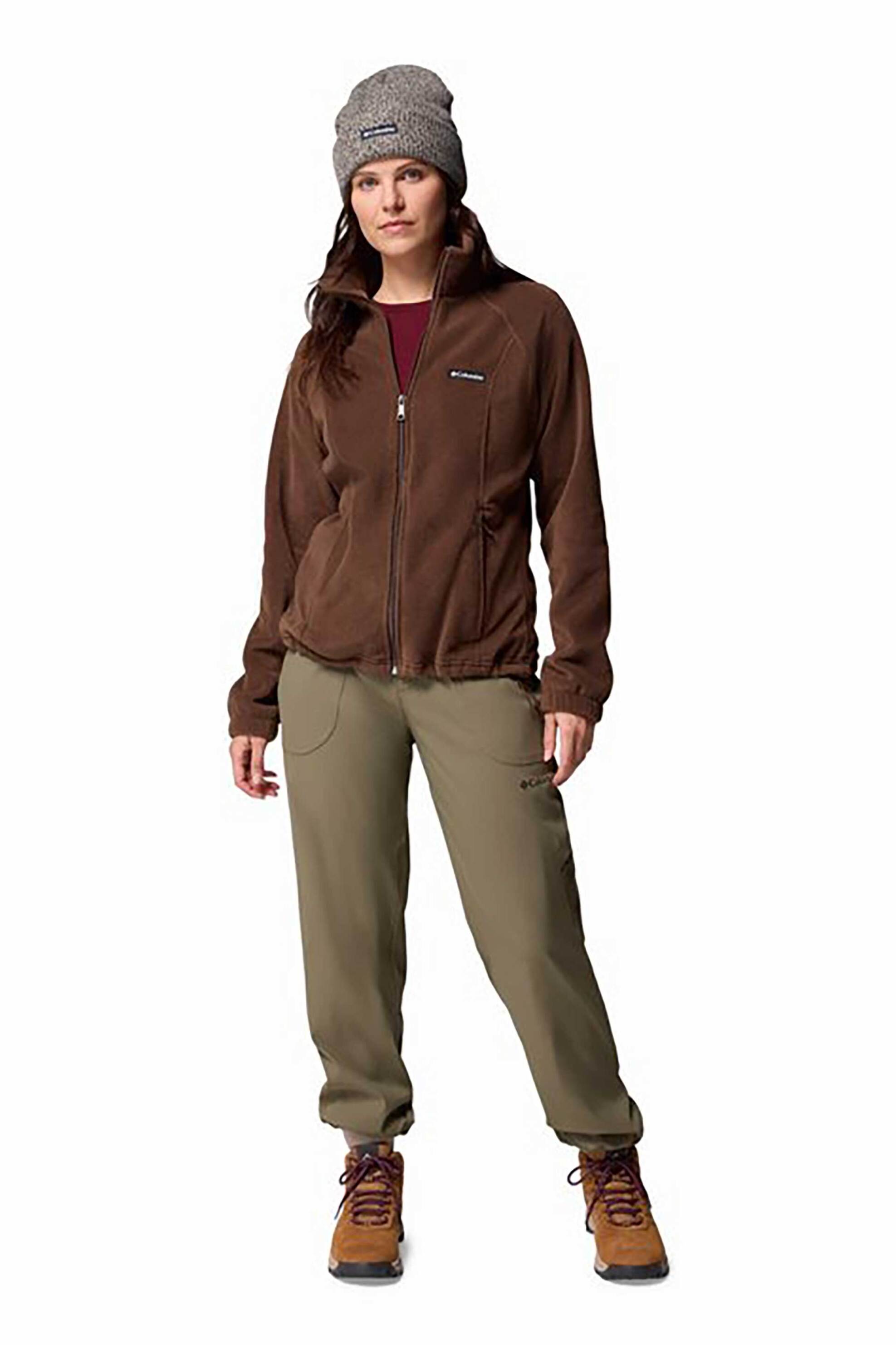 Columbia γυναικεία ζακέτα fleece "Benton Springs™" - WL6439256M Καφέ φωτογραφία