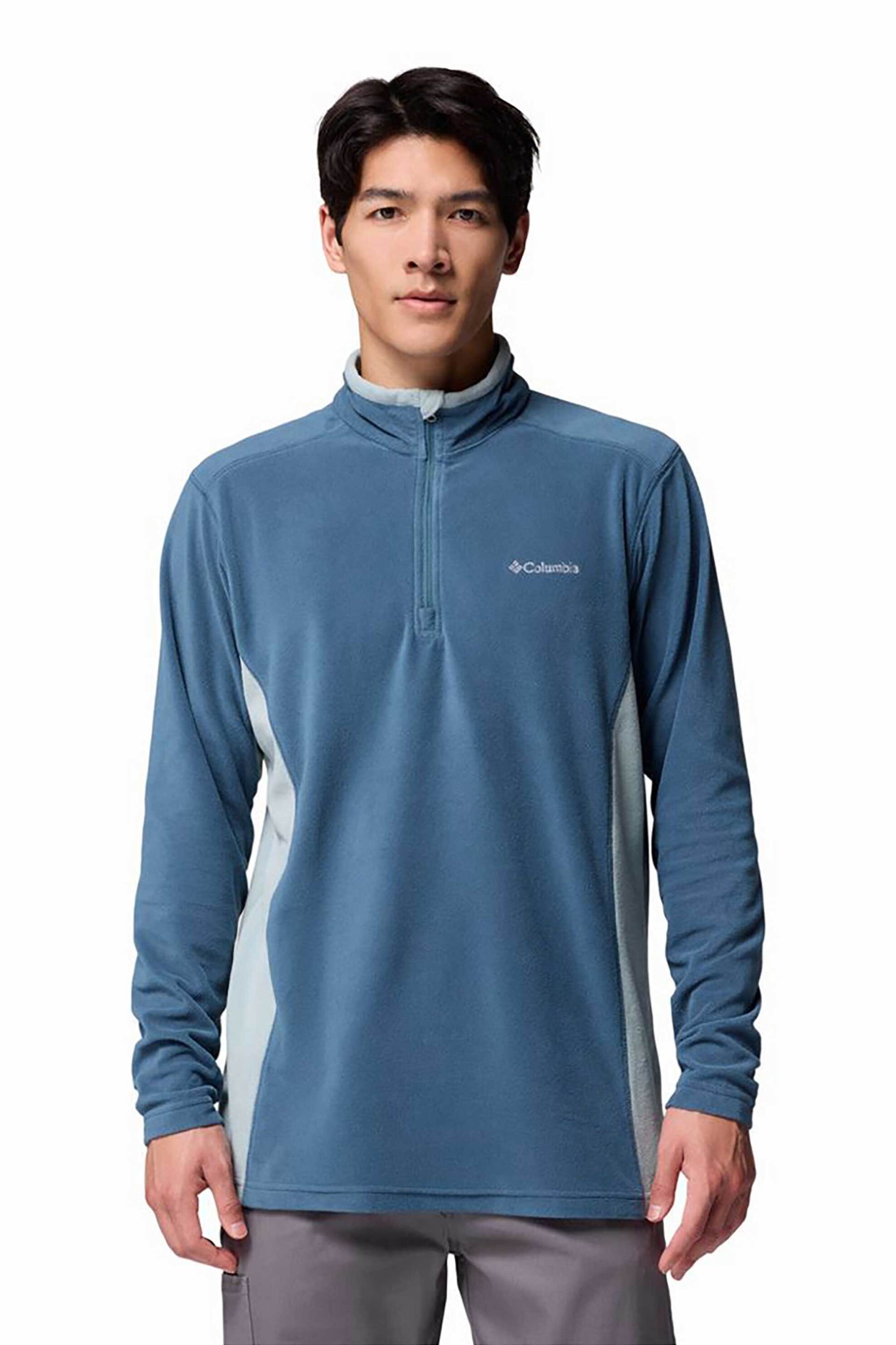 COLUMBIA Columbia ανδρική μπλούζα fleece "Klamath Range™ II" - EM6503100L Μπλε Ανοιχτό
