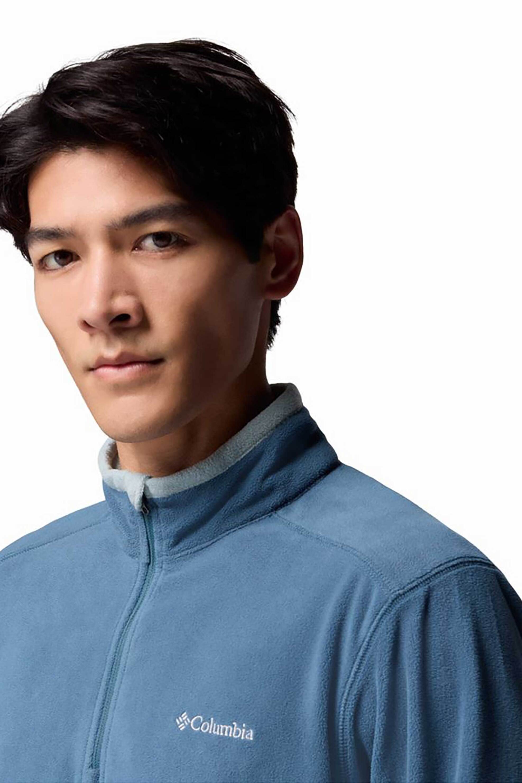 Columbia ανδρική μπλούζα fleece "Klamath Range™ II" - EM6503100L Μπλε Ανοιχτό φωτογραφία