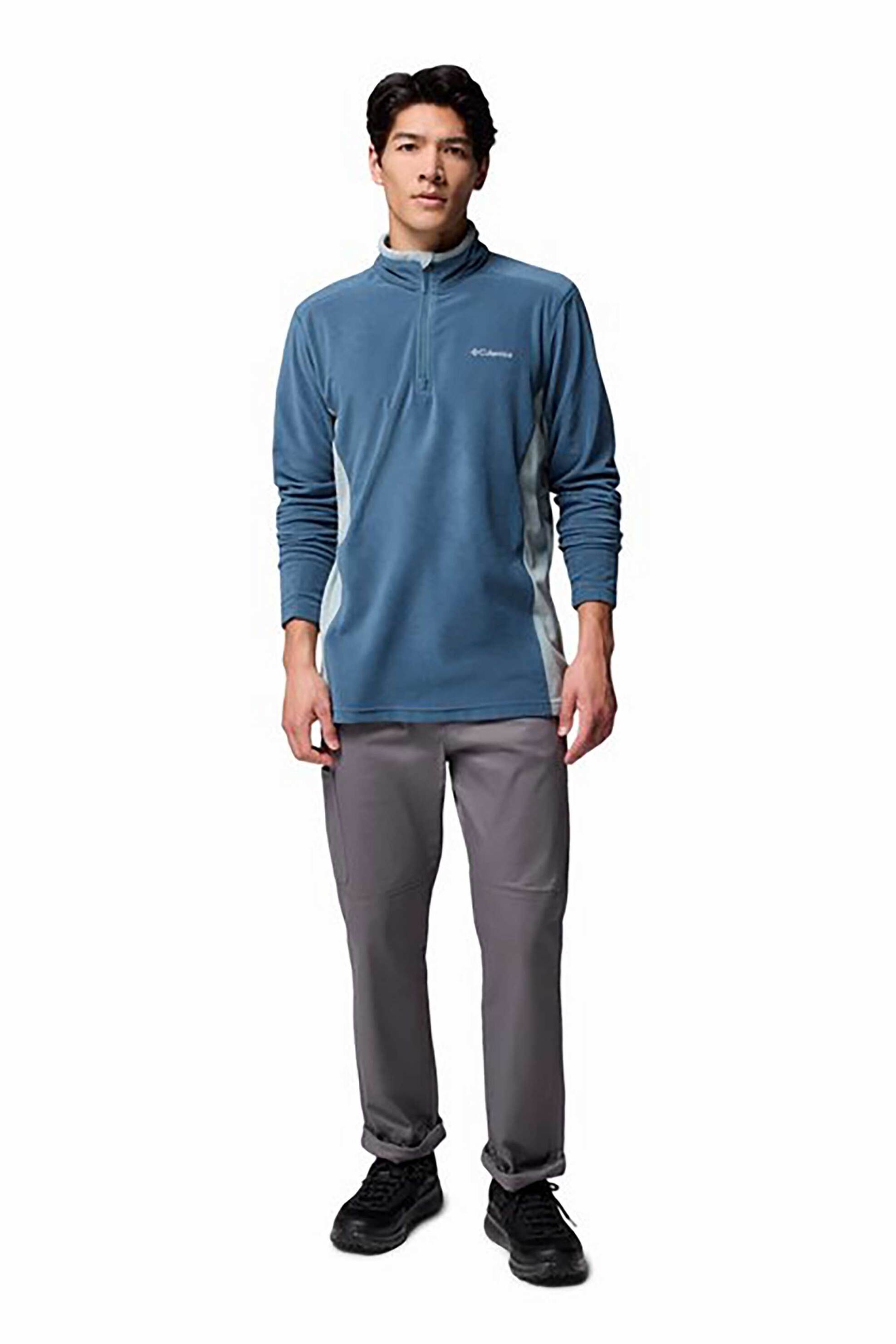 Columbia ανδρική μπλούζα fleece "Klamath Range™ II" - EM6503100L Μπλε Ανοιχτό φωτογραφία