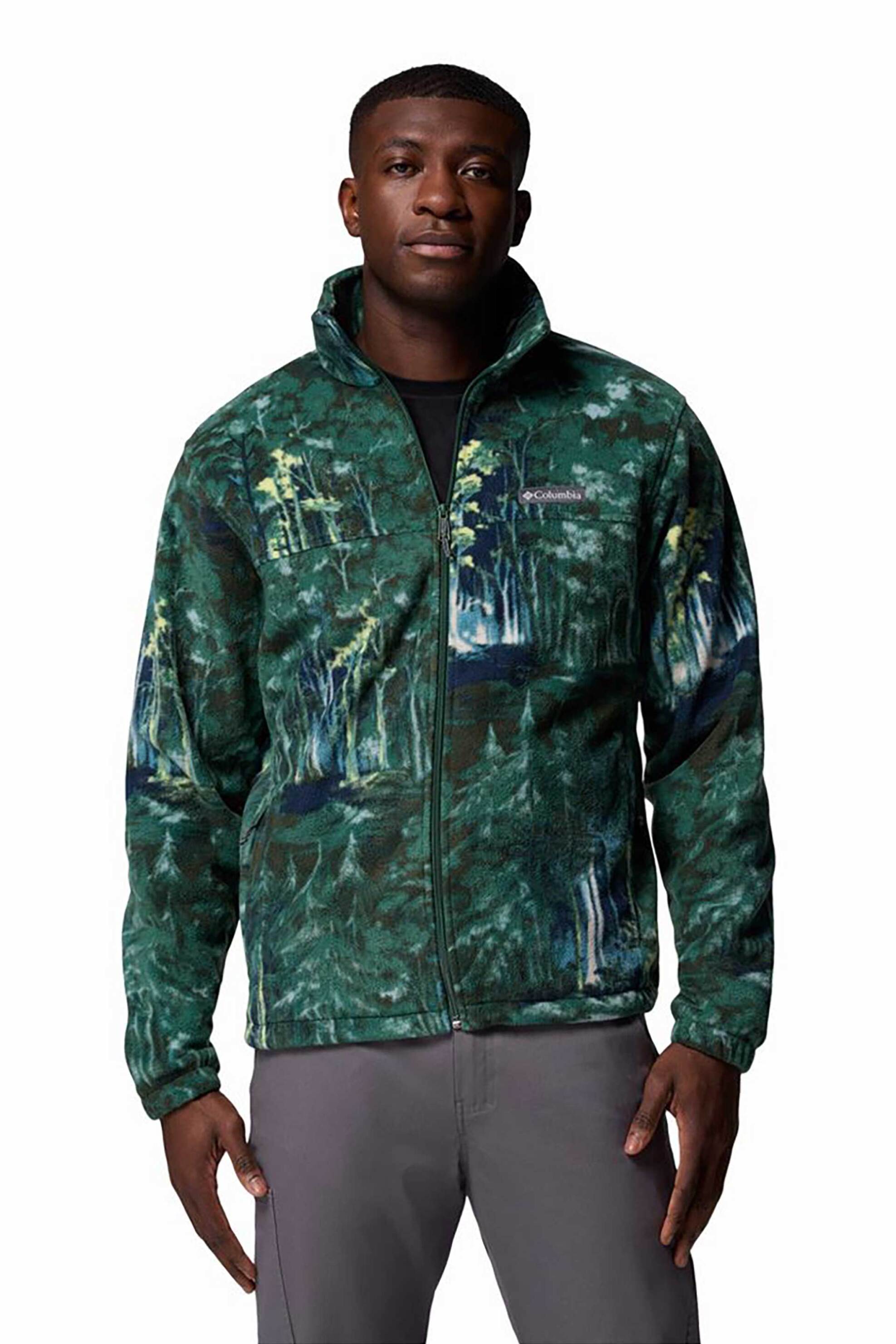 Columbia ανδρική ζακέτα fleece "Steens Mountain™ Printed" - 1478231256L Πράσινο