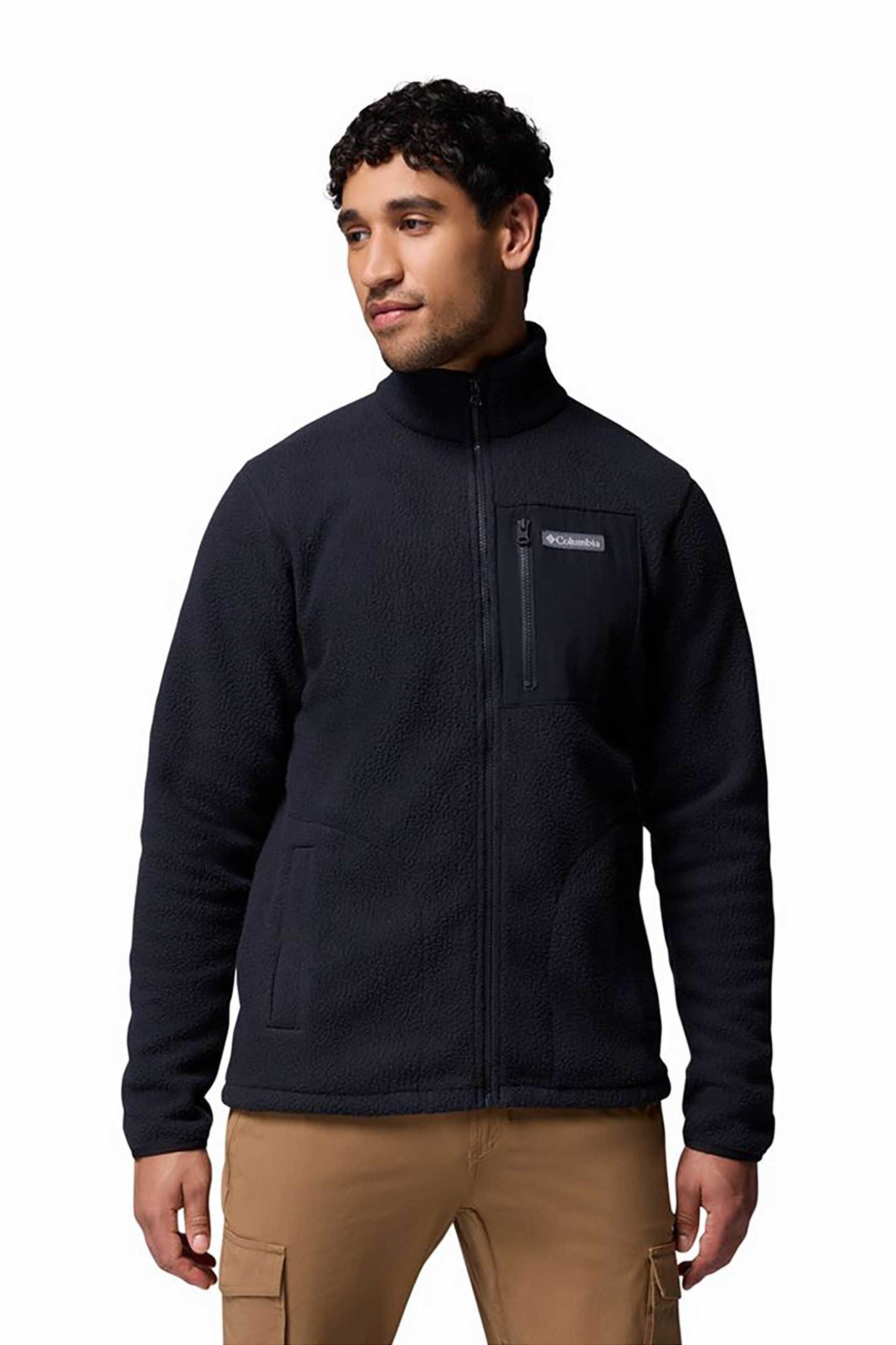 Columbia ανδρική ζακέτα fleece "Jasper Ridge™ Pebbled" - 2142421010L Μαύρο