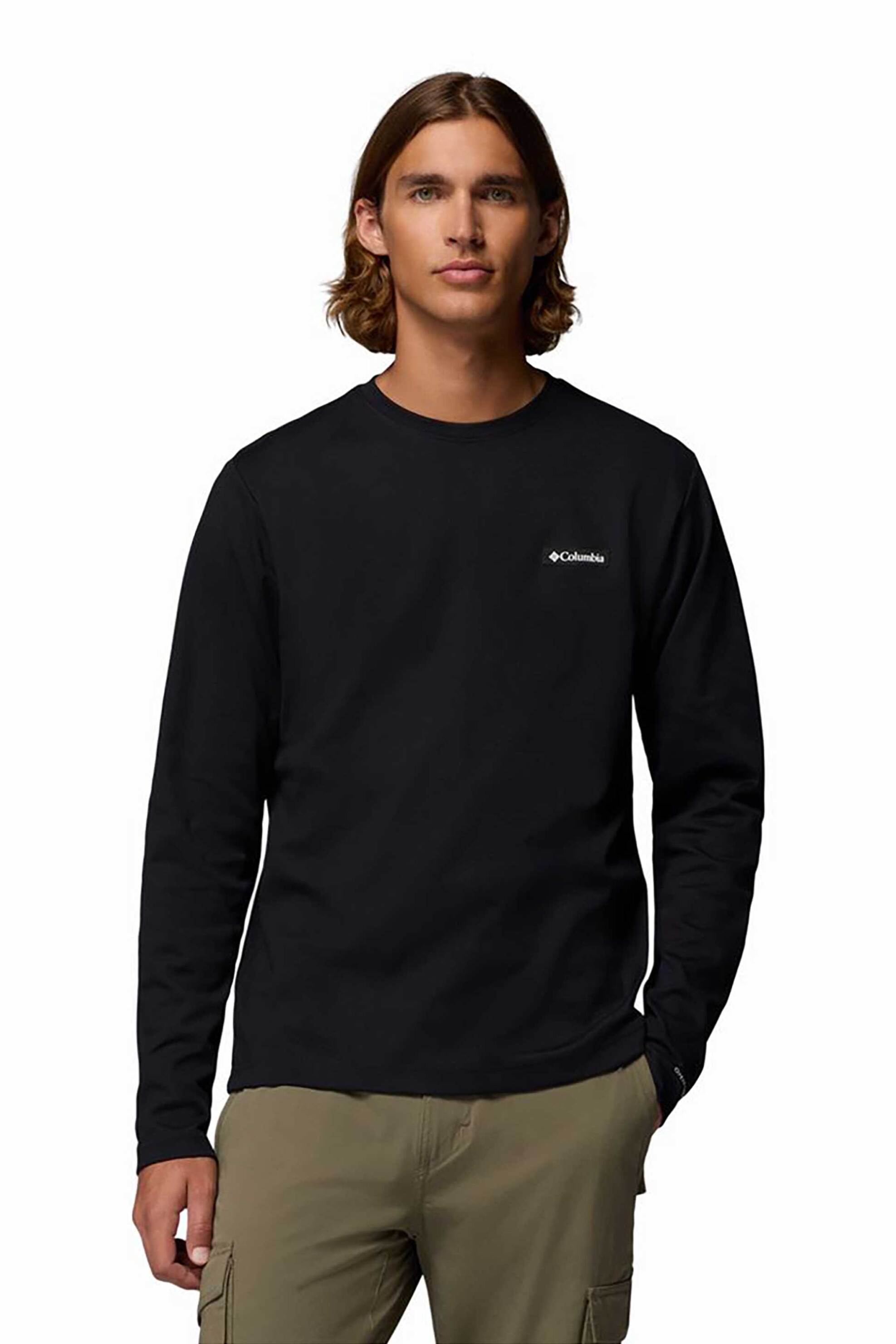Columbia ανδρική μακρυμάνικη μπλούζα "Planetary Point™ LS Graphic" - 2144571010L Μαύρο