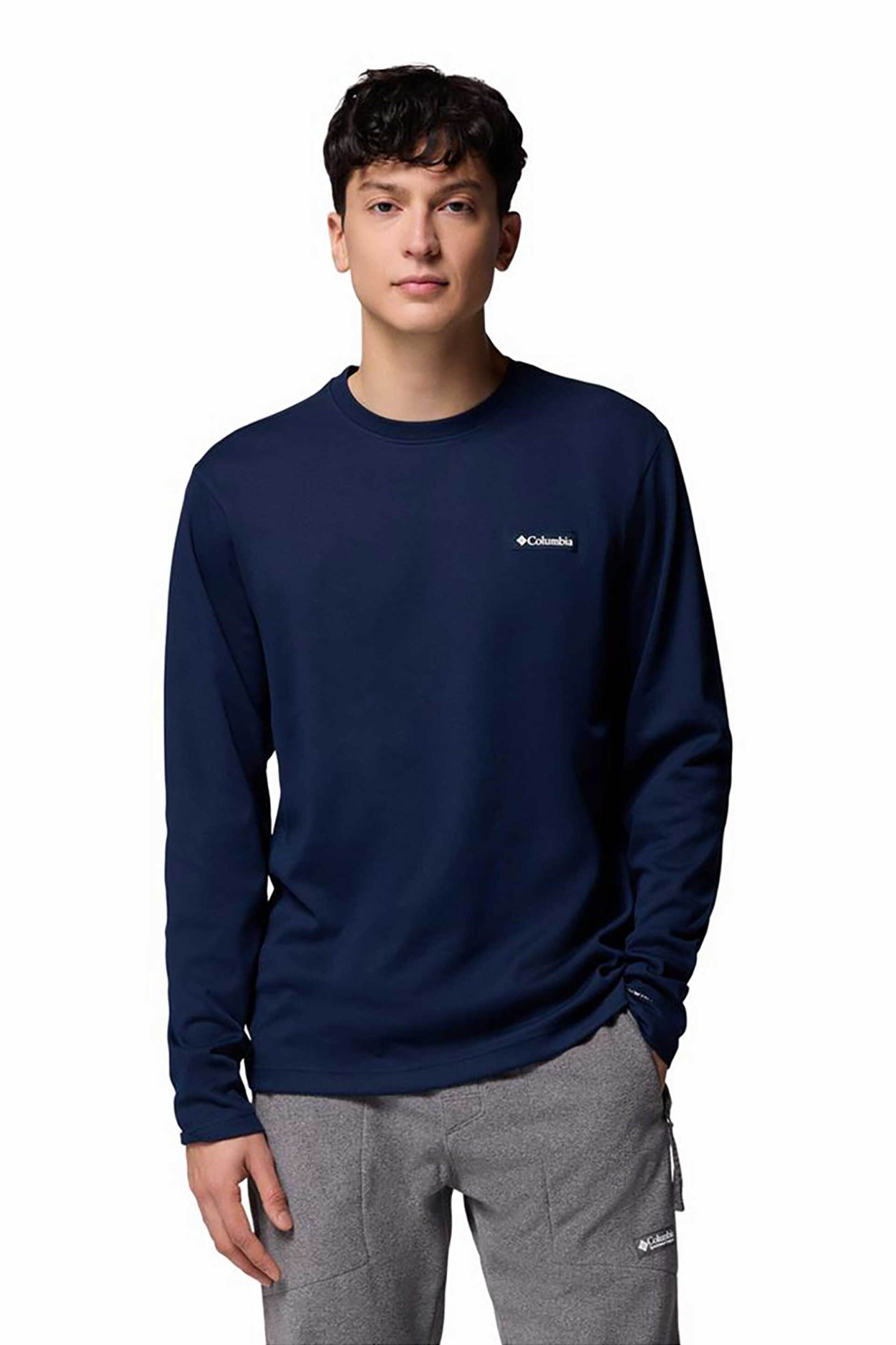 COLUMBIA Columbia ανδρική μακρυμάνικη μπλούζα "Planetary Point™ LS Graphic" - 2144571010L Μπλε Σκούρο