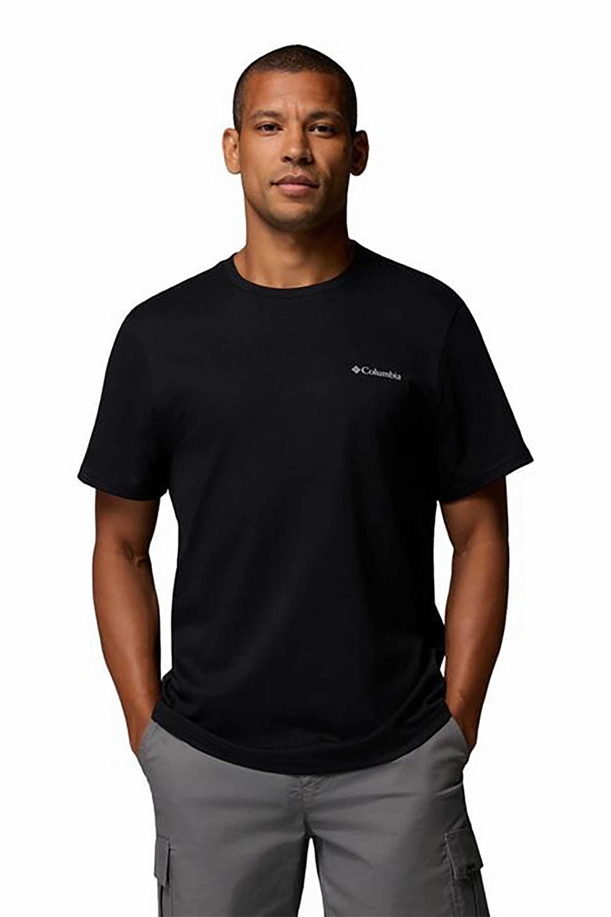 Columbia ανδρικό T-shirt "CSC™ Basic" - 2154991010L Μαύρο