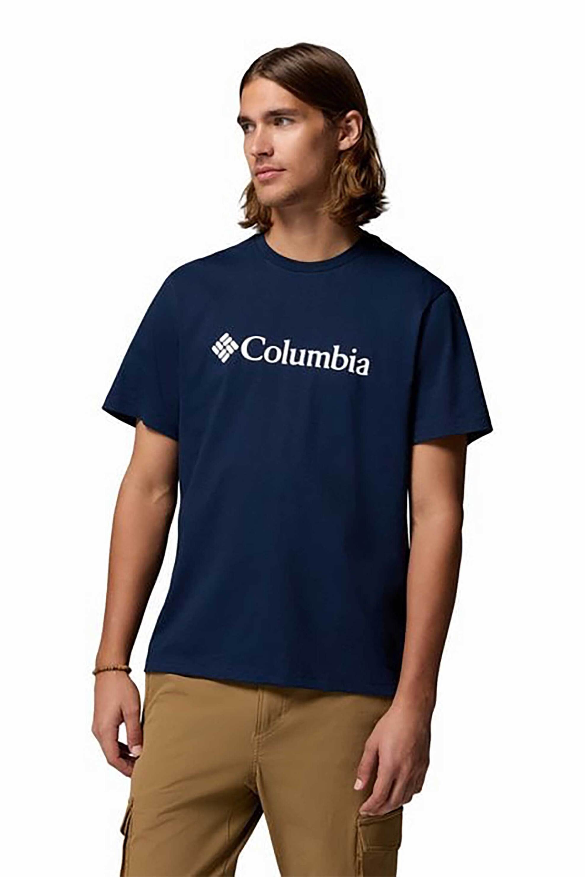 Columbia ανδρικό T-shirt "CSC Basic Logo™" - 2155001010L Μπλε Σκούρο