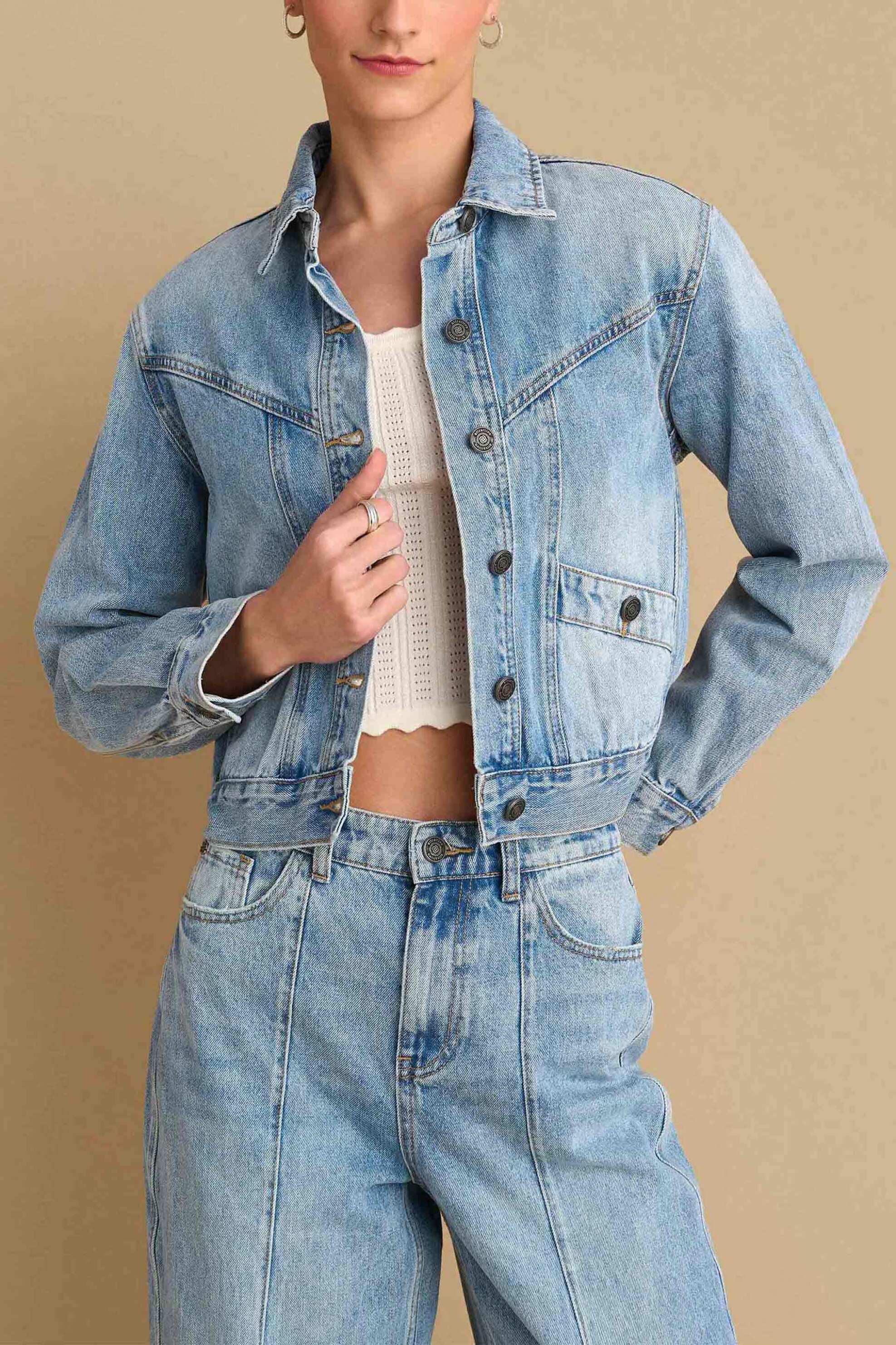  Attrattivo γυναικείο denim jacket - 9920552 Denim Blue Ανοιχτό 2025