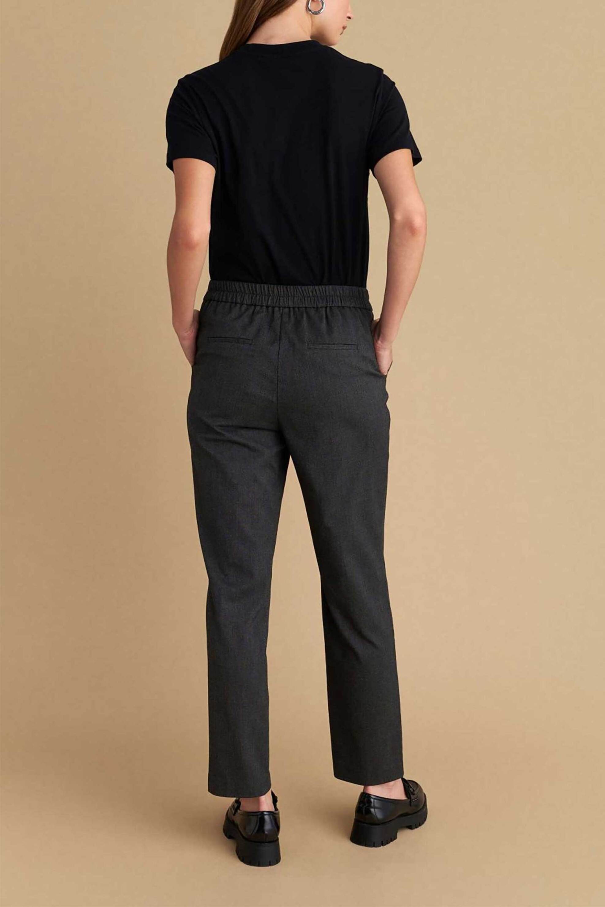 Attrativo γυναικείο παντελόνι με Straight Fit - 9921664 Γκρι φωτογραφία