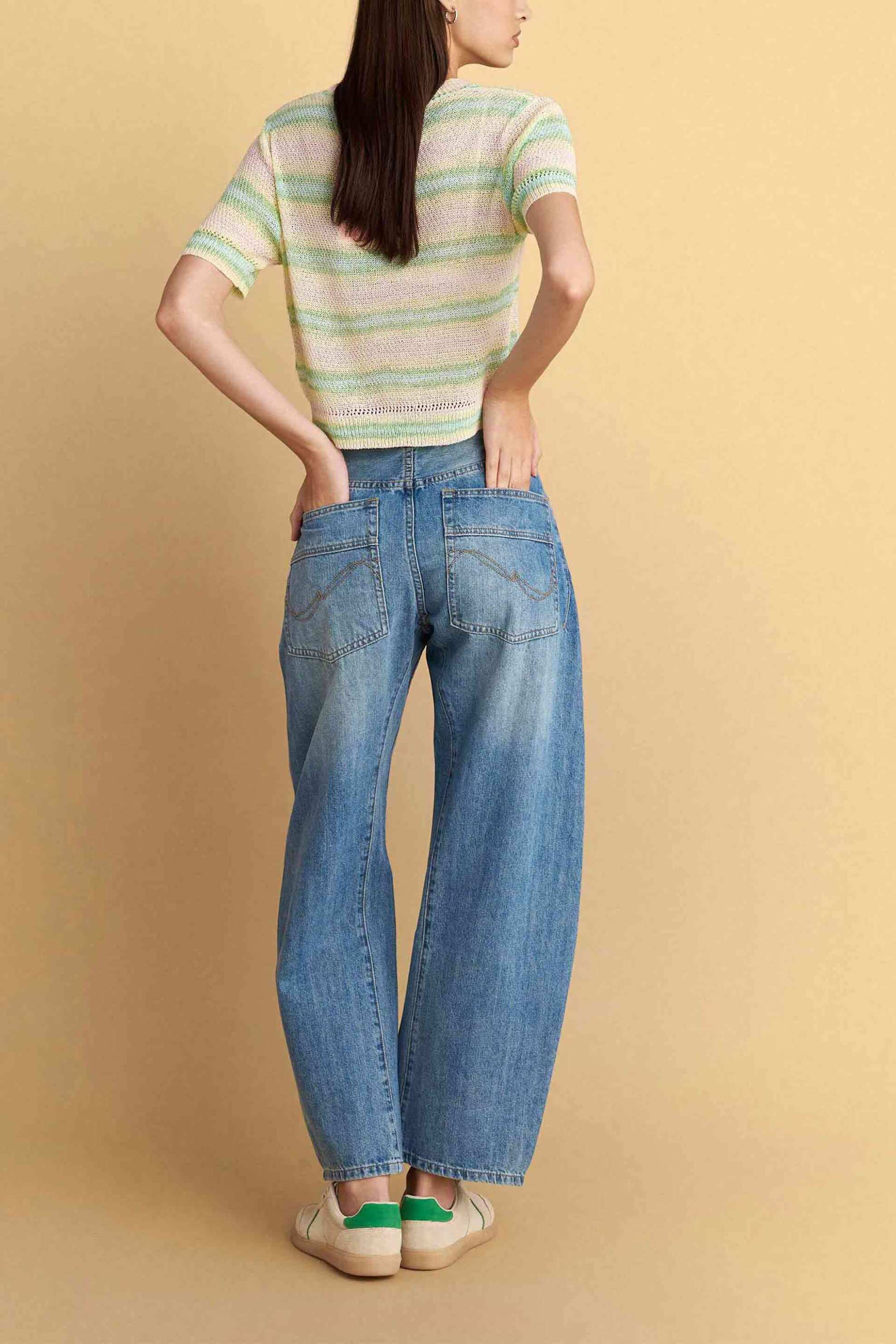 Attrativo Γυναικείο Τζιν Παντελόνι Πεντάτσεπο Loose Fit - 9922931 Denim Blue Ανοιχτό