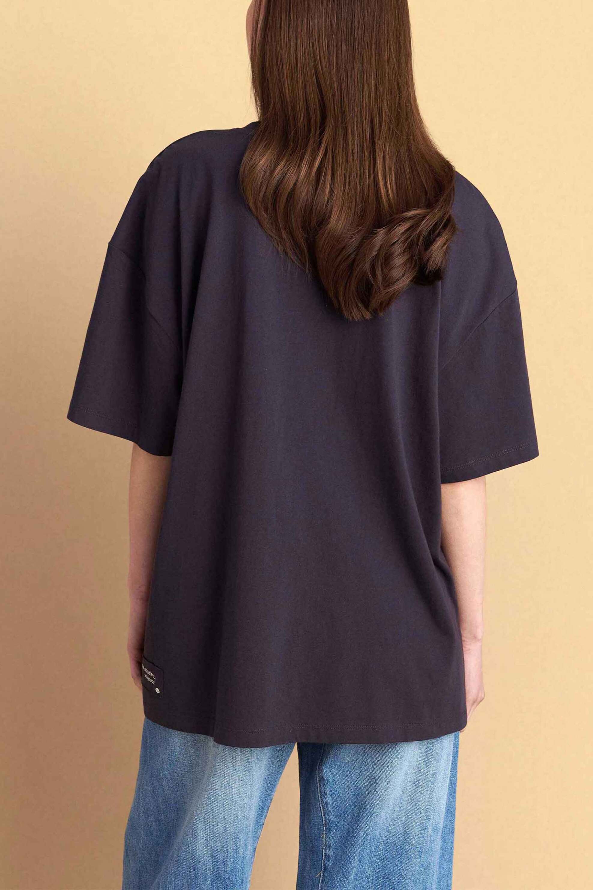 Attrativo Γυναικείο T-Shirt με Print - 9923124 Μαύρο