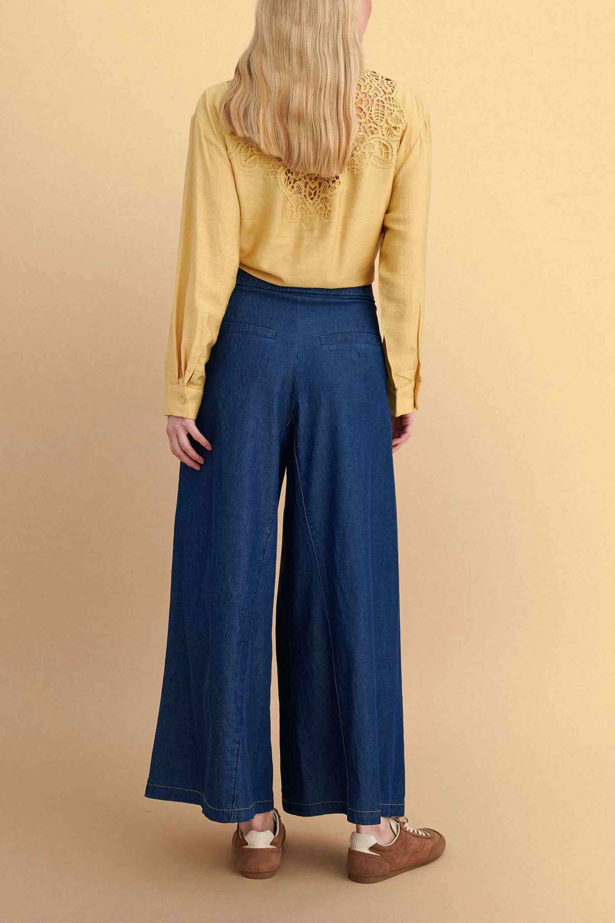 ATTRATTIVO Attrattivo γυναικεία denim παντελόνα - 91253019 Μπλε Σκούρο - 3