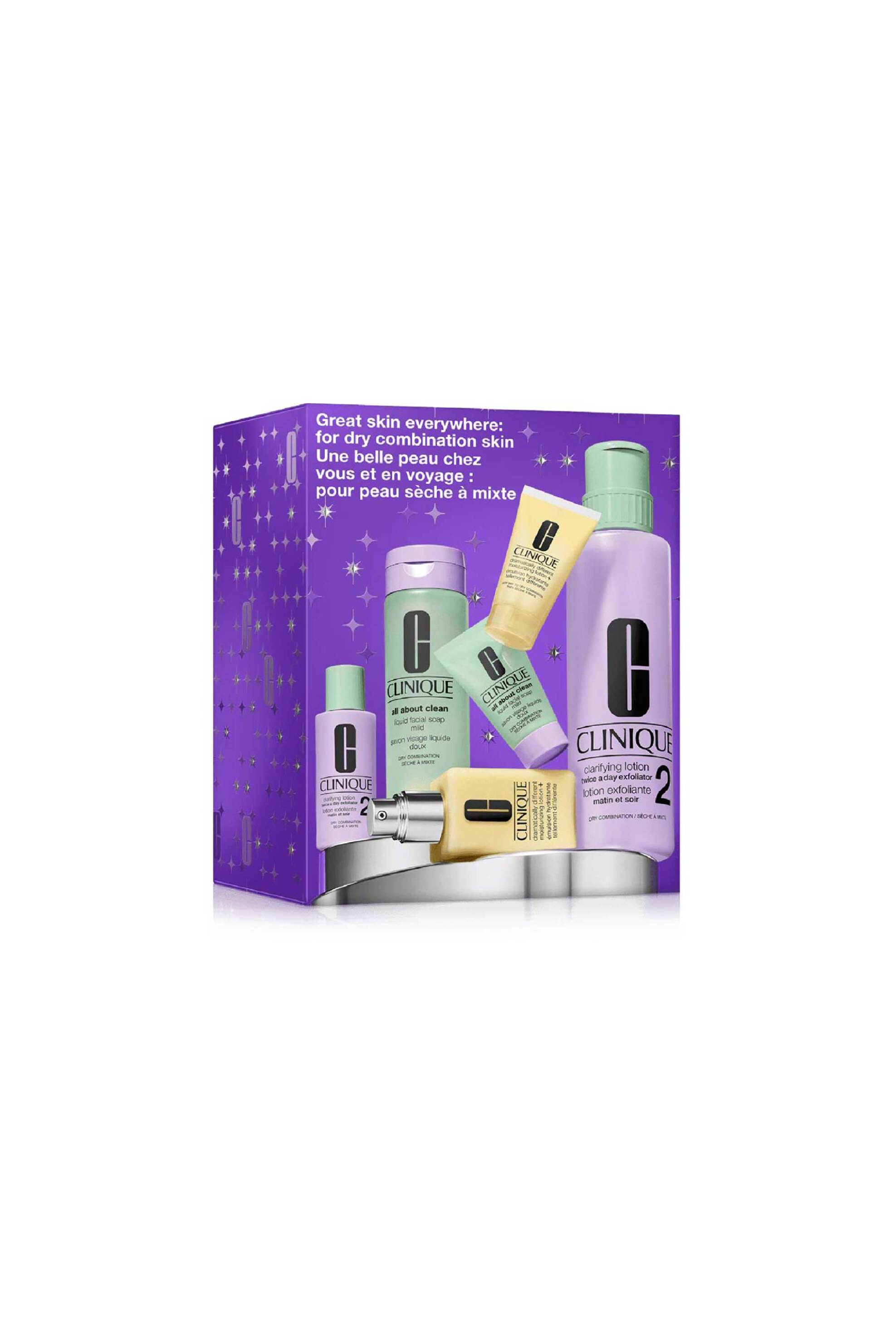 CLINIQUE Clinique Great Skin Everywhere Set: For Dry Combination Skin - VBNMY50000