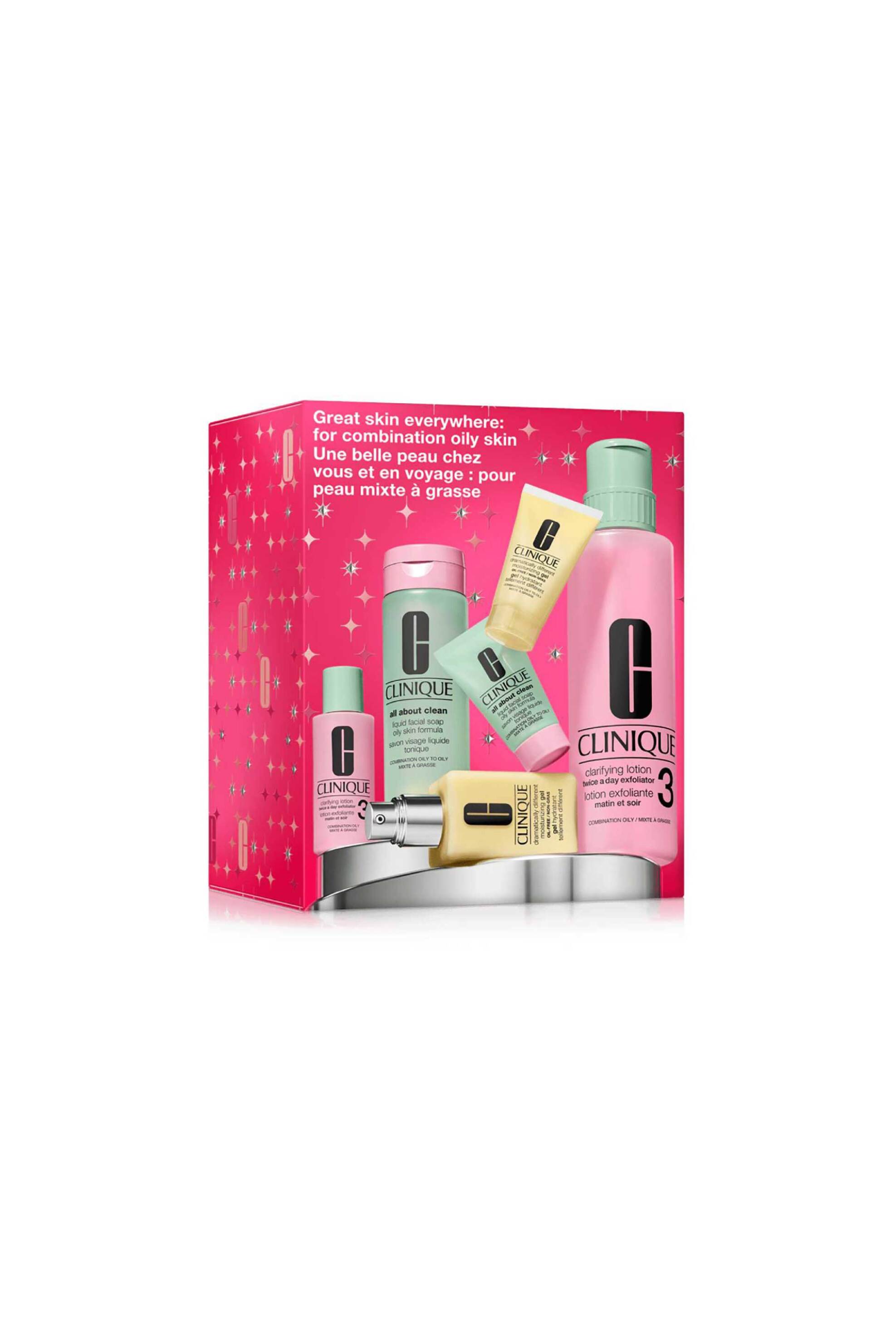 CLINIQUE Clinique Great Skin Everywhere Set: For Combination Oily Skin - VBNRY50000