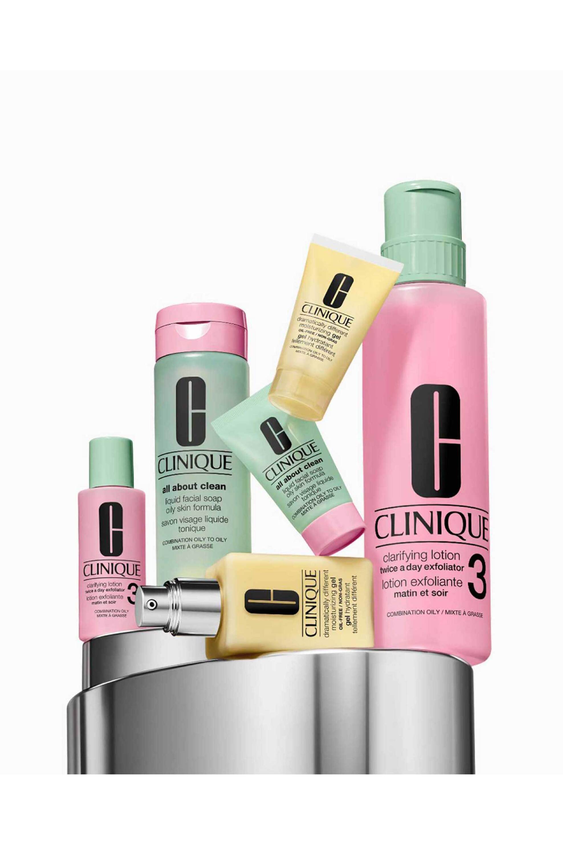 Clinique Great Skin Everywhere Set: For Combination Oily Skin - VBNRY50000 φωτογραφία