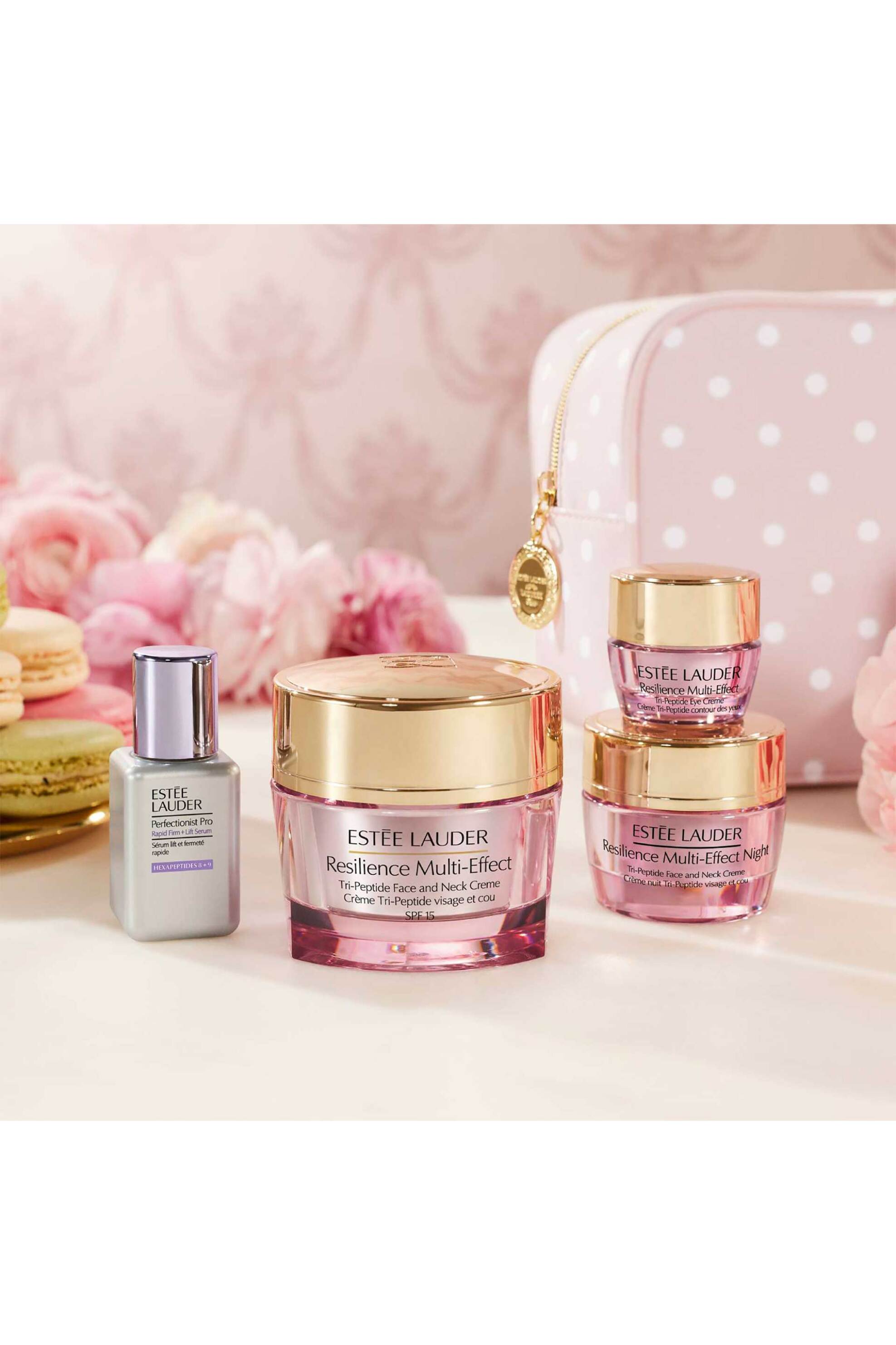 Estée Lauder x Ladurée The Radiance Routine Resilience Multi-Effect Skincare Set - G3XB010000 φωτογραφία