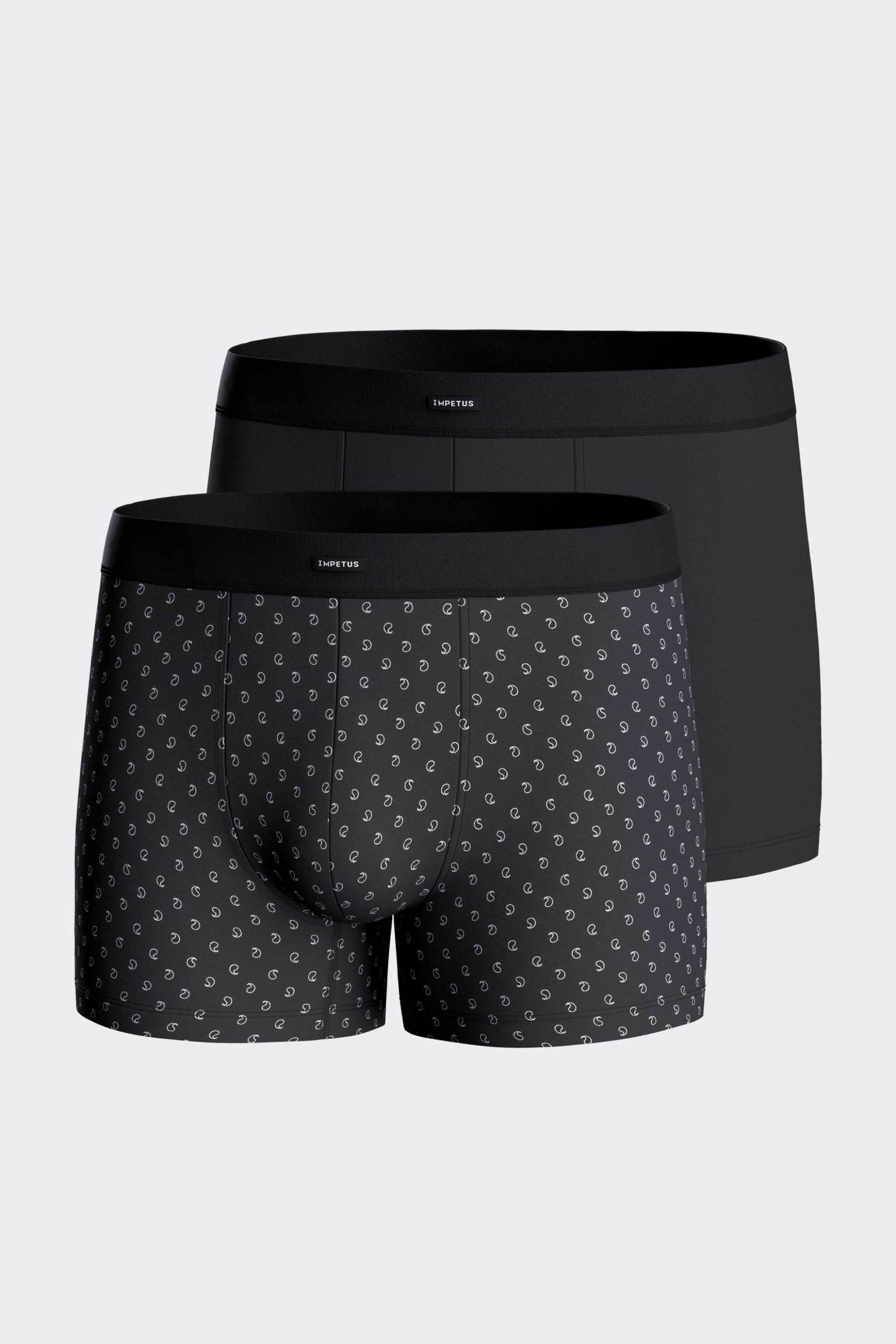 IMPETUS Impetus σετ ανδρικά εσώρουχα boxer (2 τεμάχια) - IMP-IM1223N39P2-125 Μαύρο