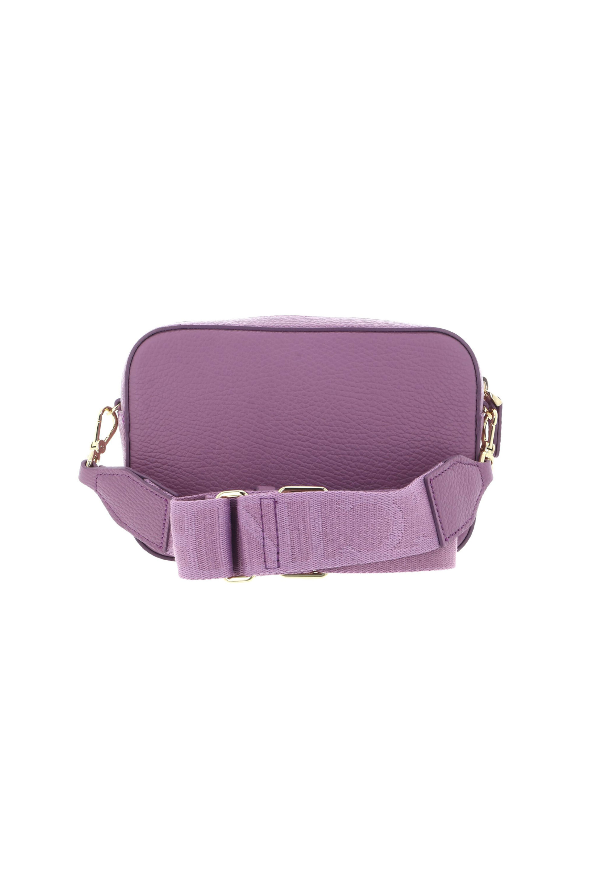 Coccinelle Γυναικεία Δερμάτινη Τσάντα Crossbody με Μεταλλικό Λογότυπο Tebe - E5Mn5-55I101 Μοβ