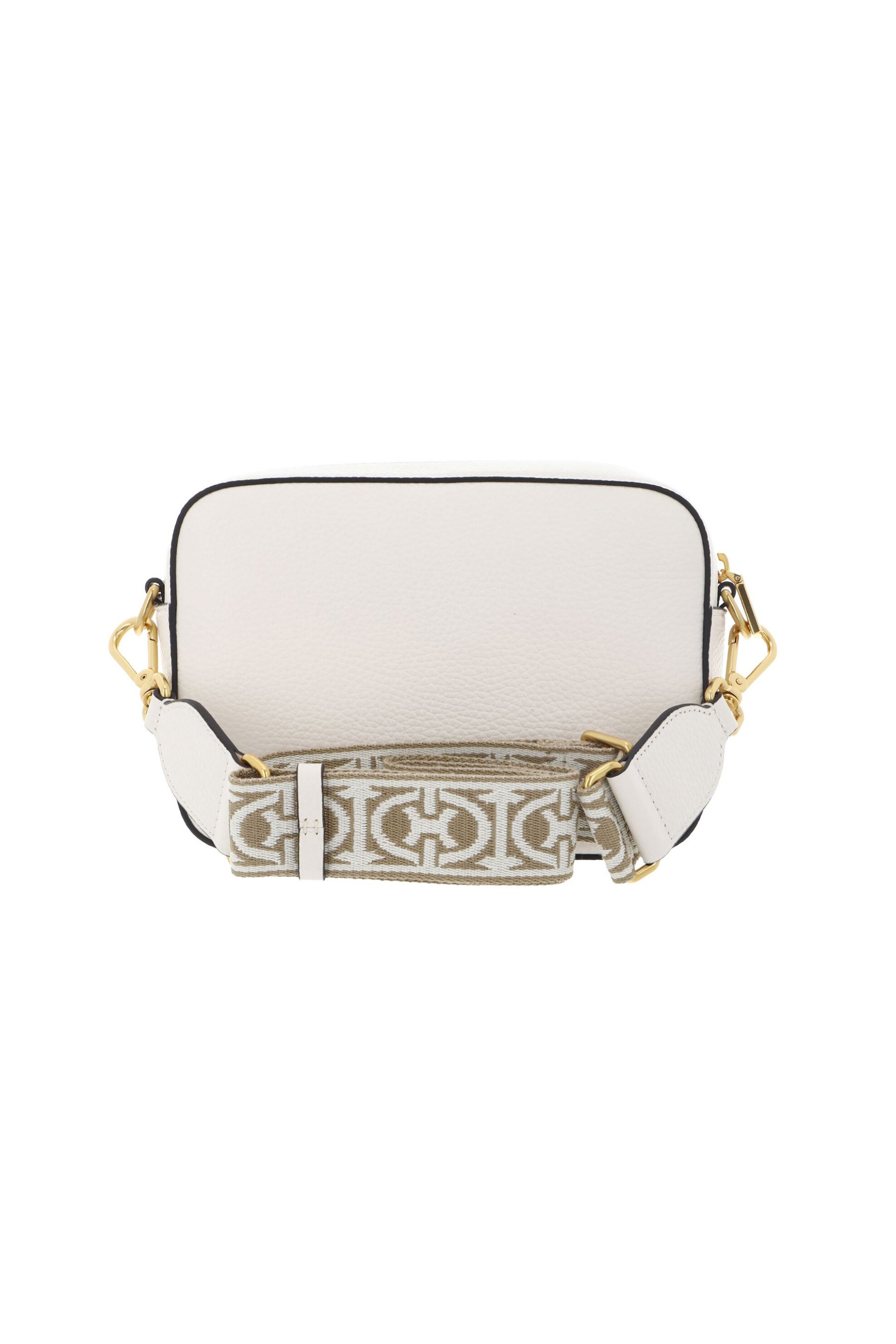 Coccinelle Γυναικεία Mini Τσάντα Crossbody με Χρωματιστό Ιμάντα - E1Nof-150201 Λευκό
