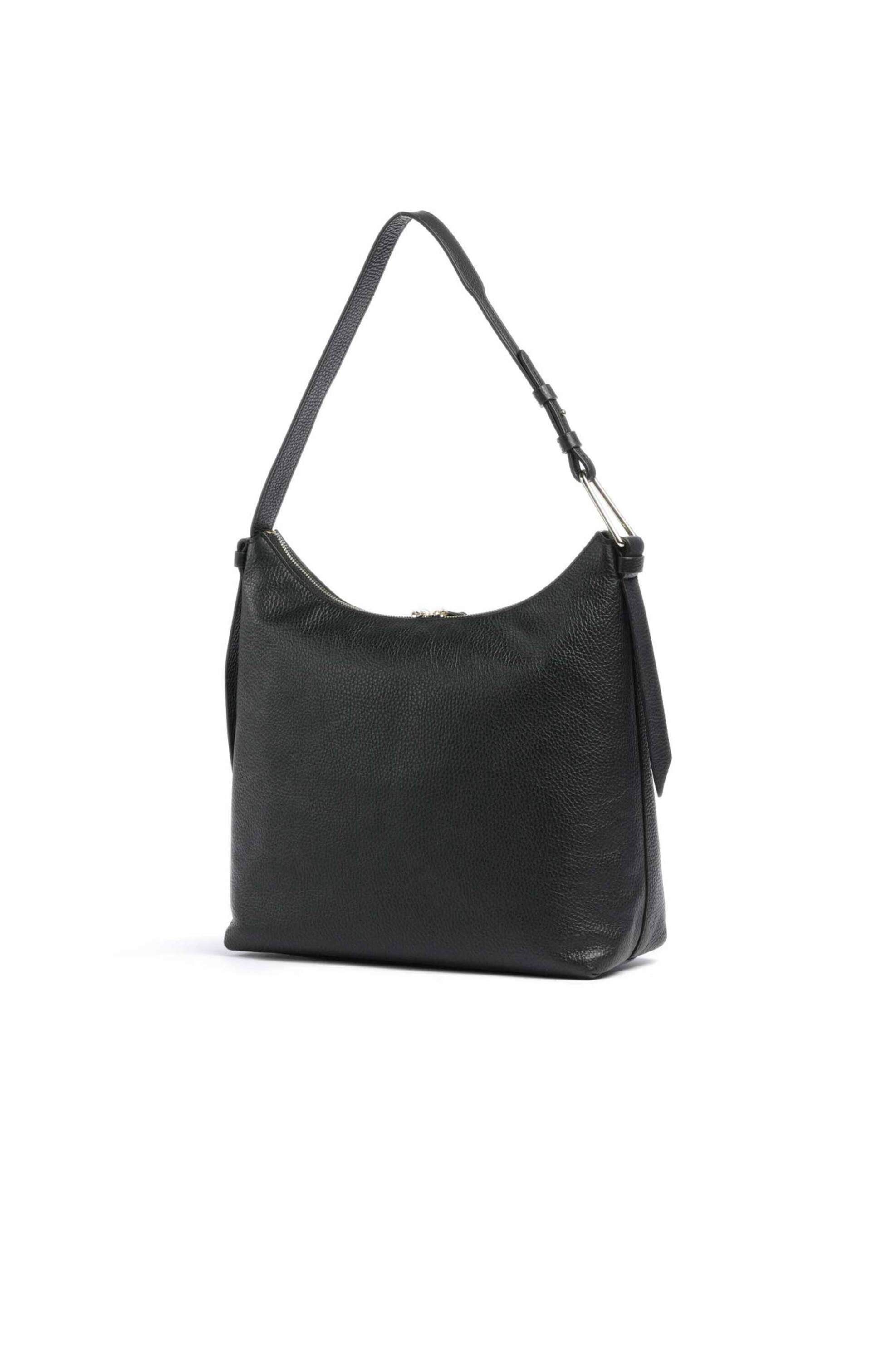 Coccinelle γυναικεία δερμάτινη τσάντα ώμου hobo "Malory" - E1R1K-130201 Μαύρο φωτογραφία