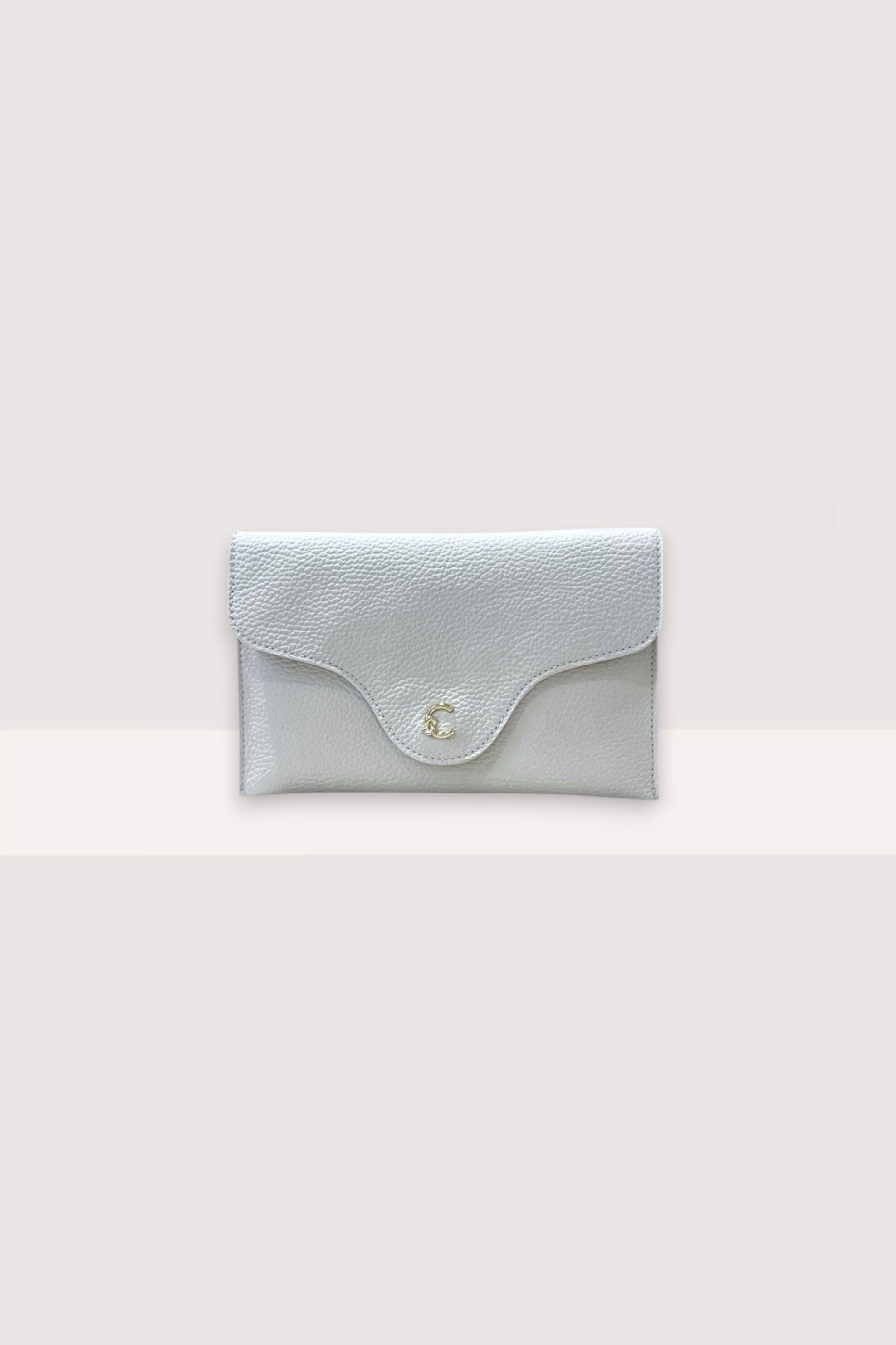Coccinelle Coccinelle γυναικείος φάκελος με flap κλείσιμο - E5SSL-190101 Λευκό 2025