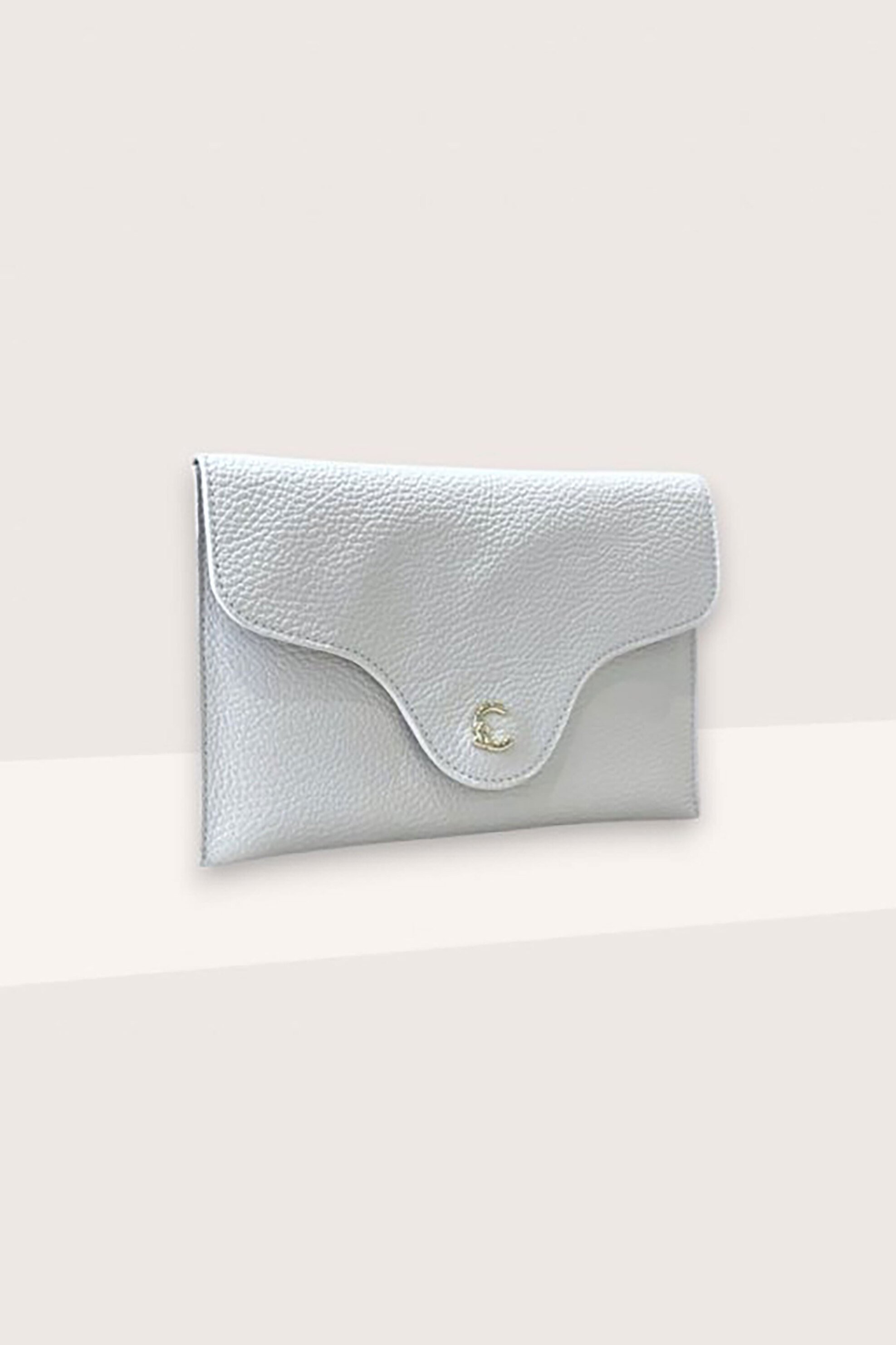 Coccinelle γυναικείος φάκελος με flap κλείσιμο - E5SSL-190101 Λευκό φωτογραφία