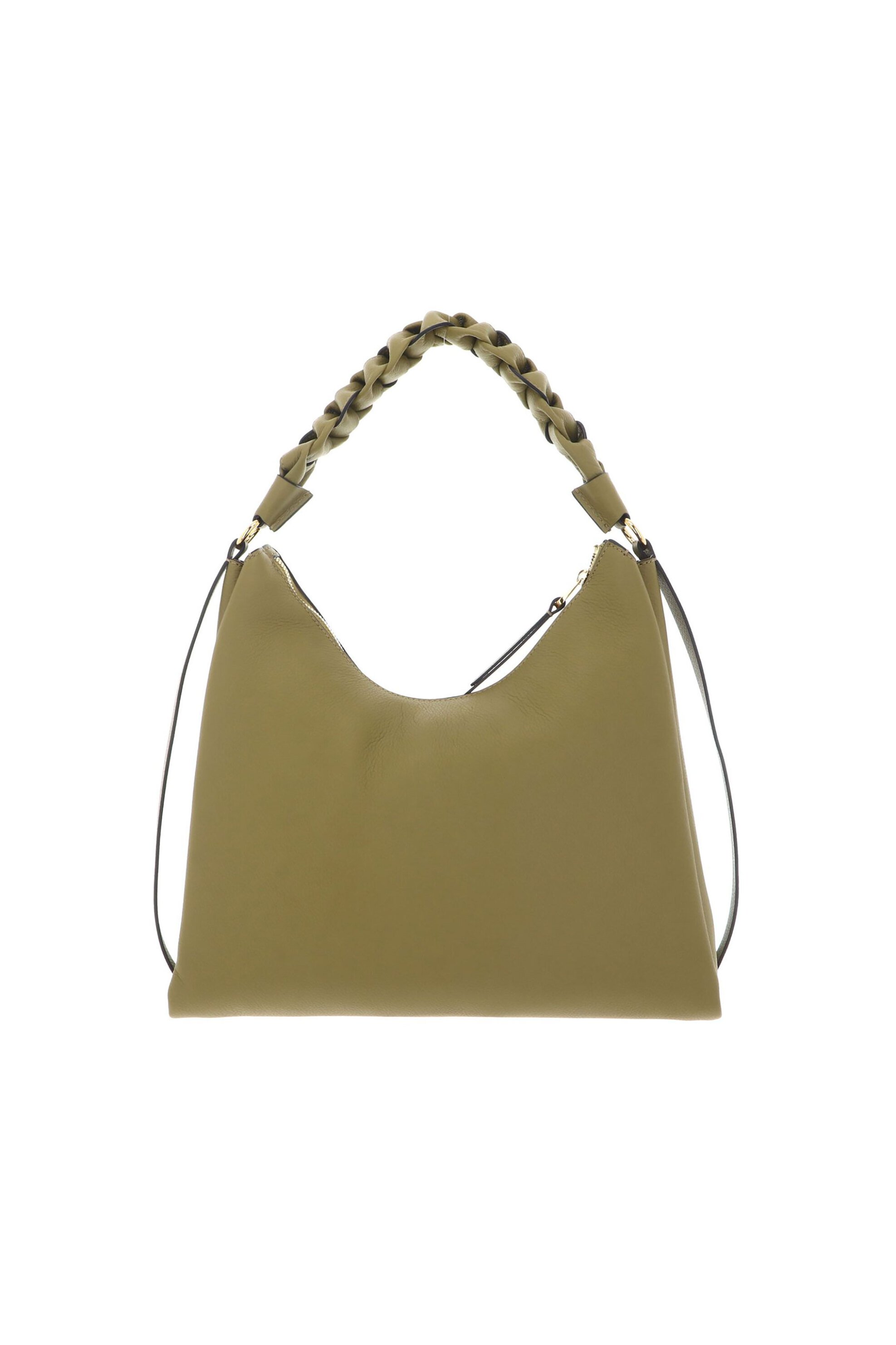 Coccinelle Γυναικεία Δερμάτινη Τσάντα Ώμου Boheme Medium - E1M50-130201 Λαδί