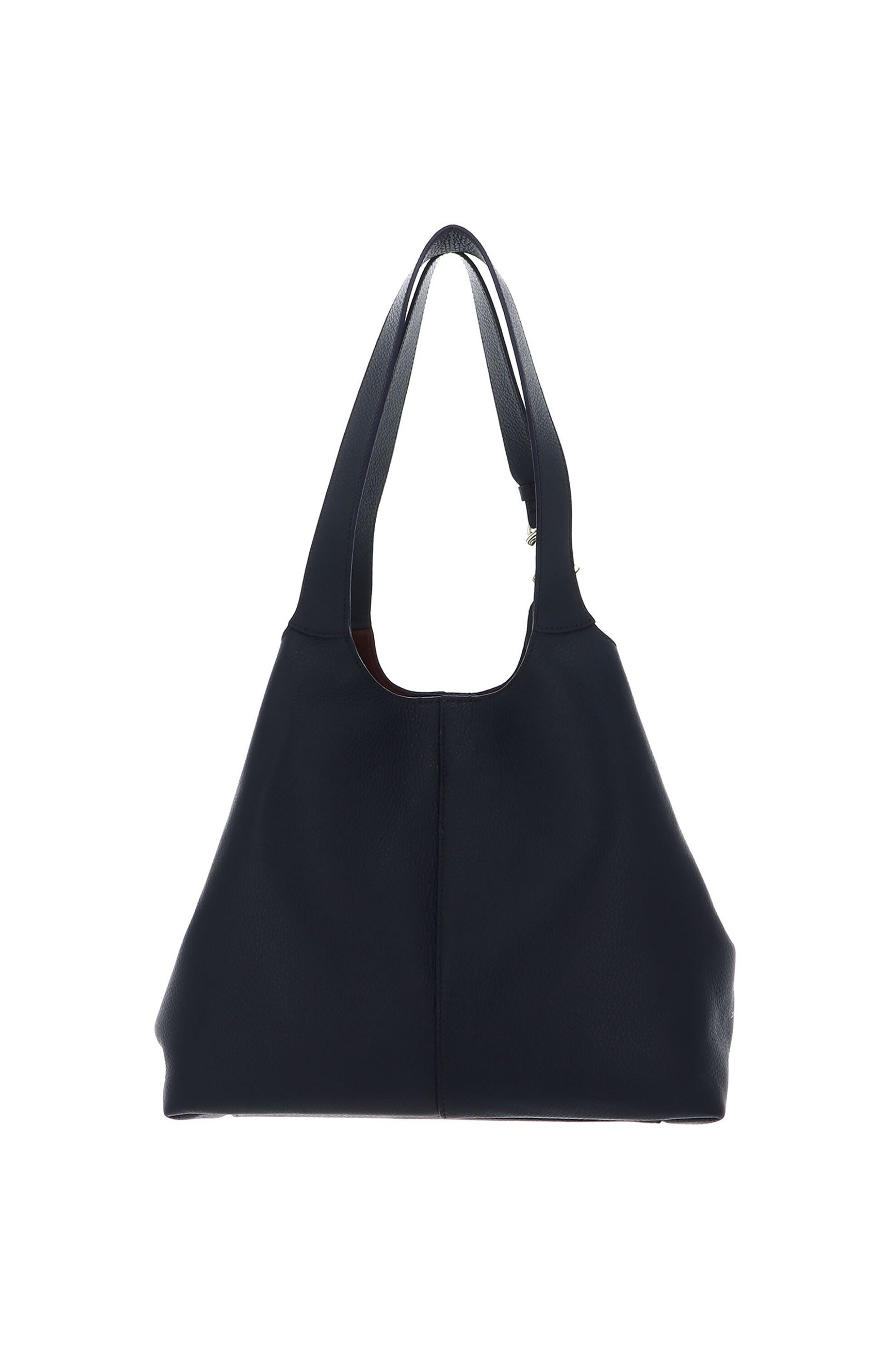 COCCINELLE Coccinelle γυναικεία δερμάτινη τσάντα shopper "C-Easy Large" - E1SHA-110101 Μπλε Σκούρο - 2