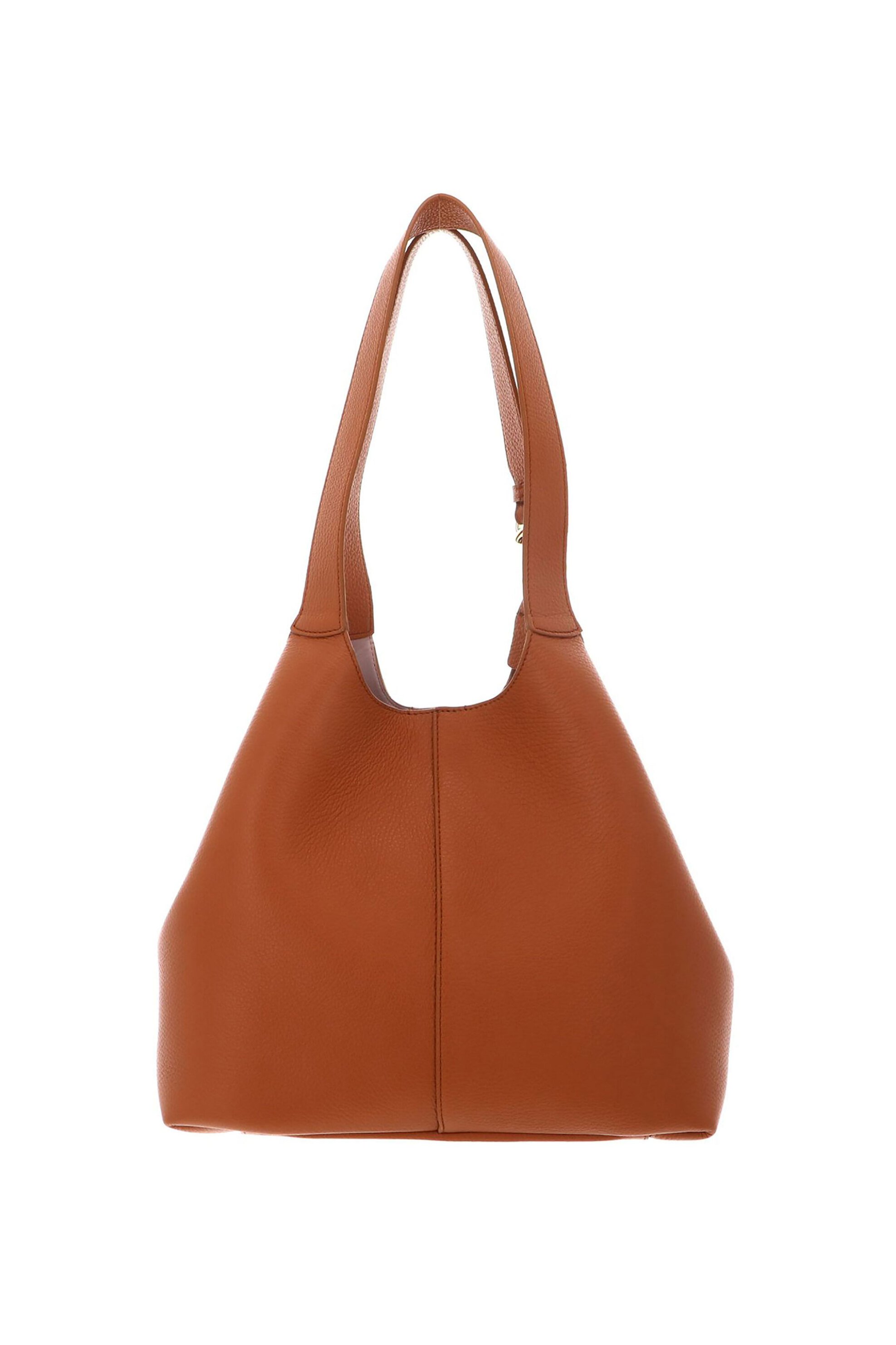 COCCINELLE Coccinelle γυναικεία δερμάτινη τσάντα shopper "C-Easy Large" - E1SHA-110101 Πορτοκαλί Σκούρο - 2