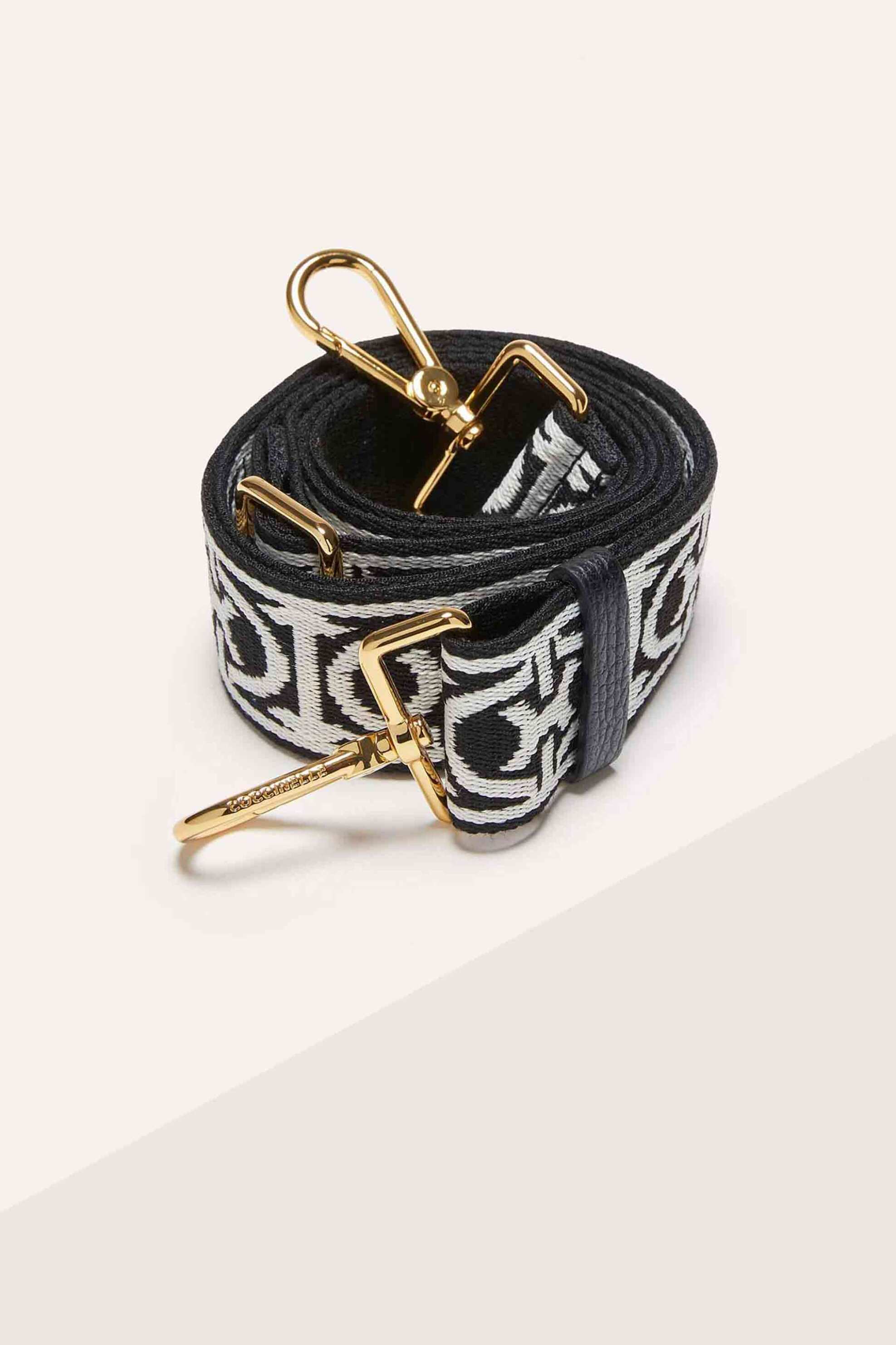 COCCINELLE Coccinelle γυναικείος ιμάντας τσάντας "Monogram" - E3M20-682521 Μαύρο