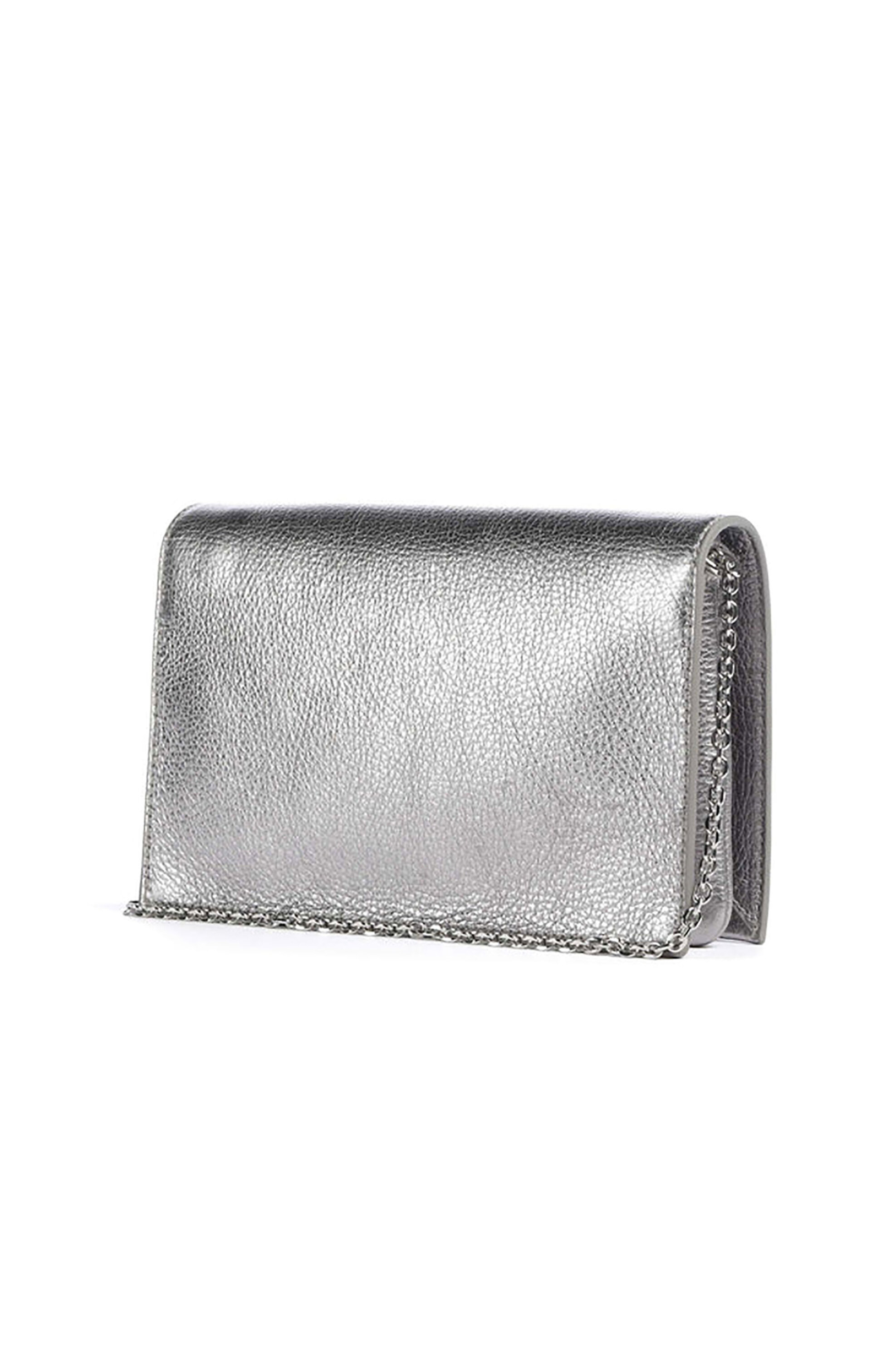 COCCINELLE Coccinelle γυναικεία τσάντα crossbody "Dandy" - E5S00-550201 Ασημί - 2