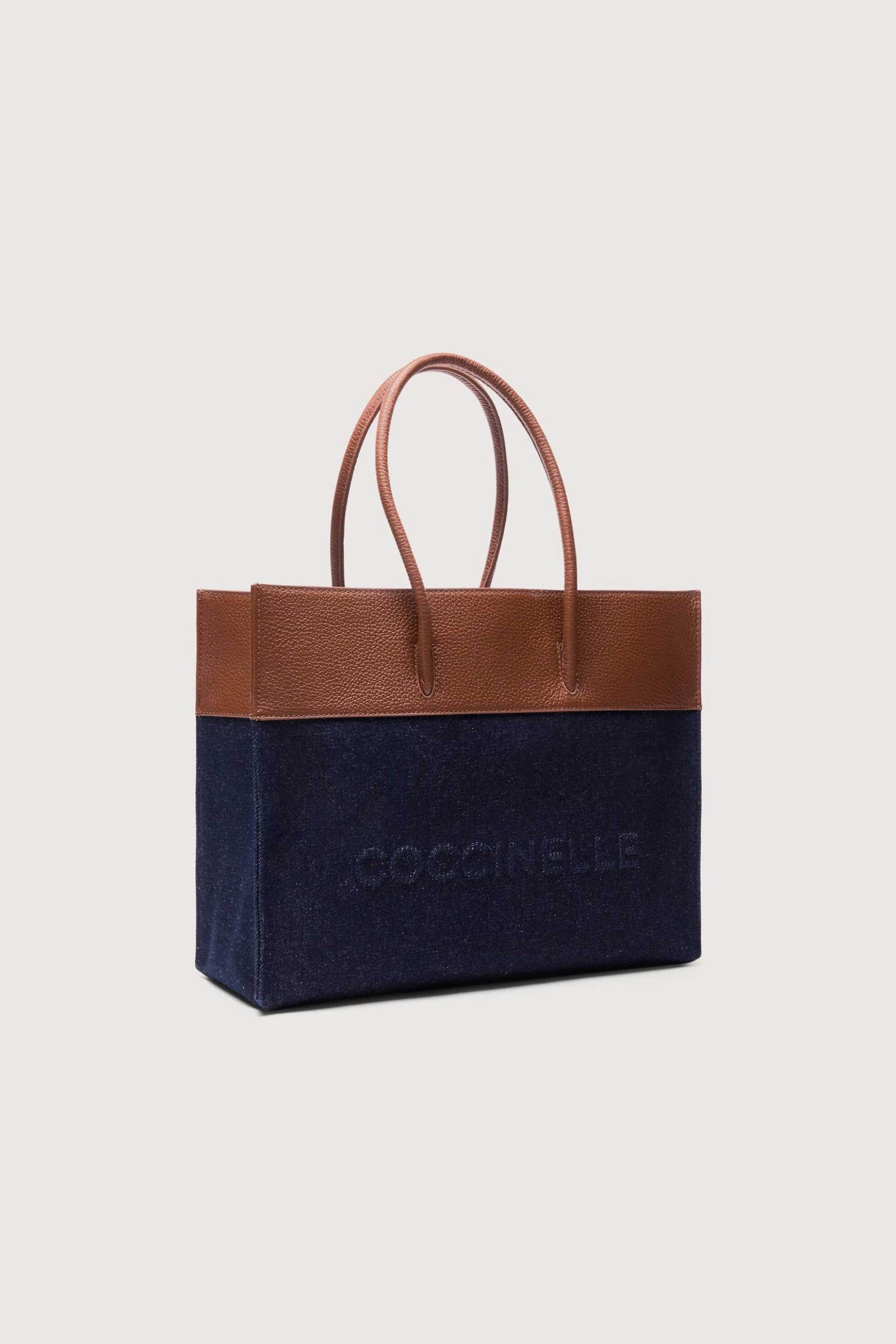 Coccinelle γυναικεία τσάντα ώμου tote "Myrtha Denim Medium" - E1T94-180201 Ταμπά φωτογραφία