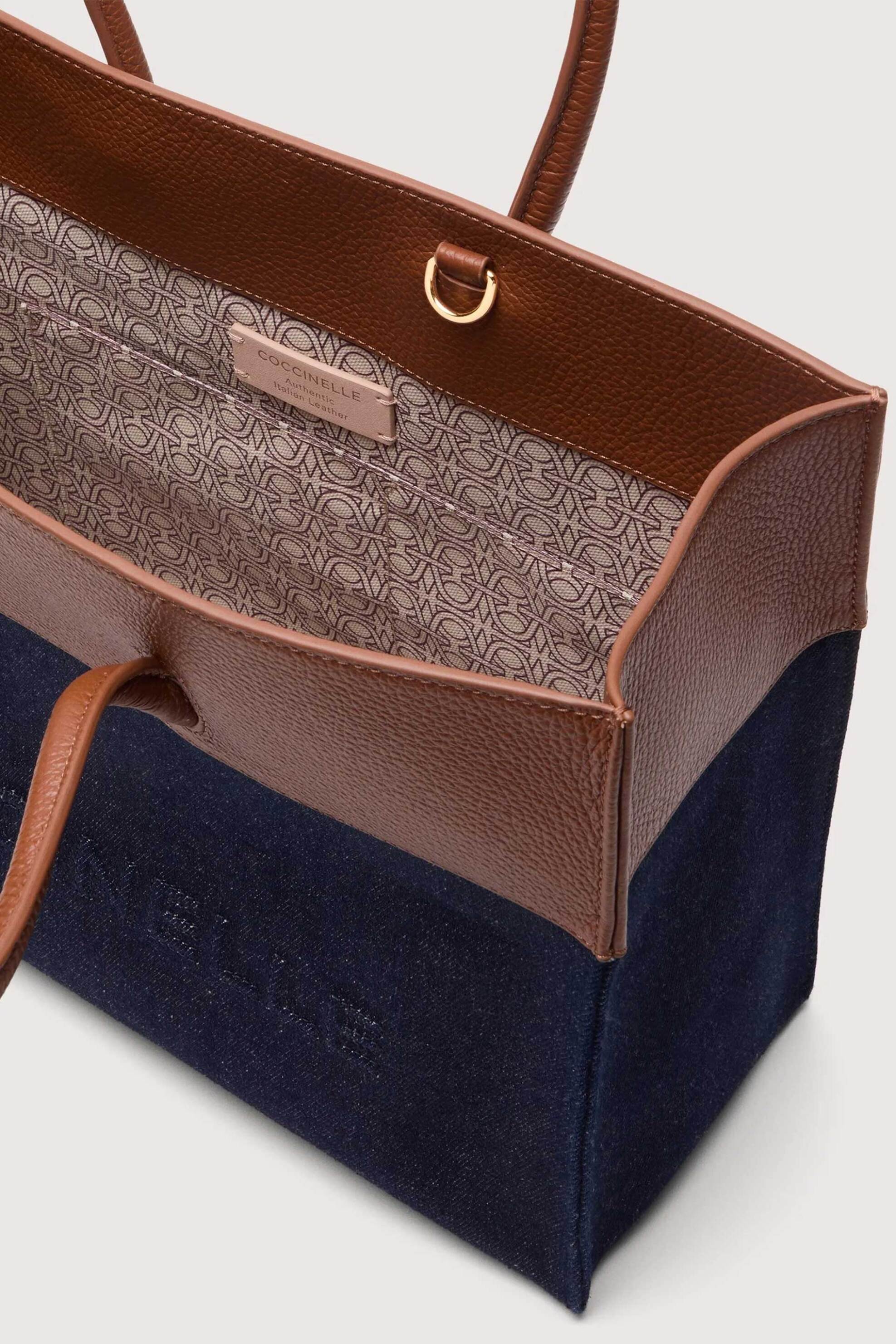 Coccinelle γυναικεία τσάντα ώμου tote "Myrtha Denim Medium" - E1T94-180201 Ταμπά φωτογραφία