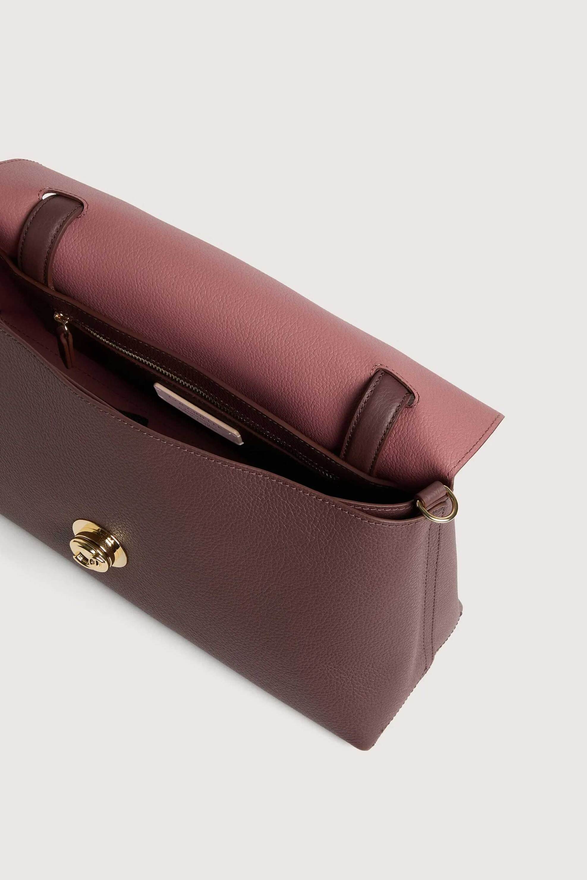 COCCINELLE Coccinelle γυναικεία τσάντα χειρός "Nikla Medium" - E1TOA-180101 Καφέ Latte - 3