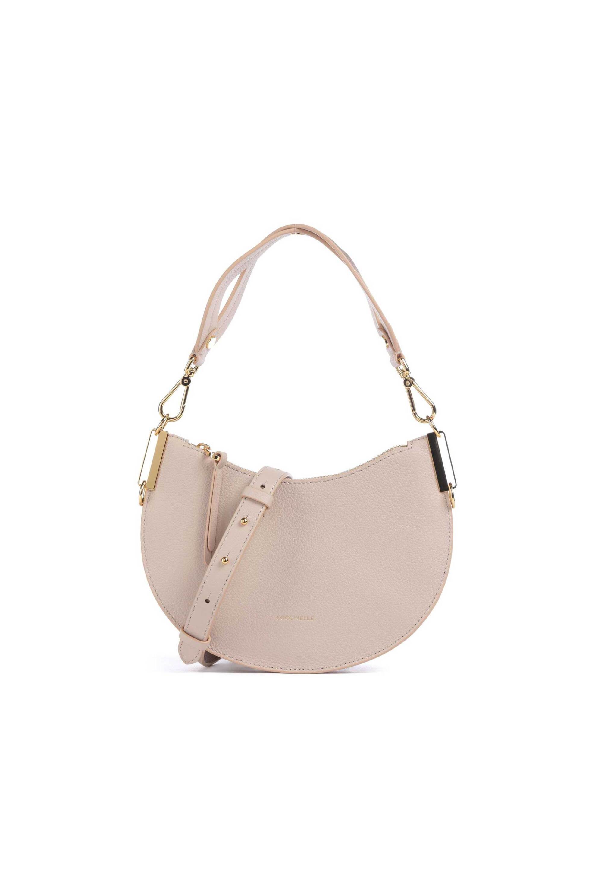 Coccinelle γυναικεία τσάντα ώμου "Sunup Medium" - E1QKF-130301 Καφέ Ανοιχτό