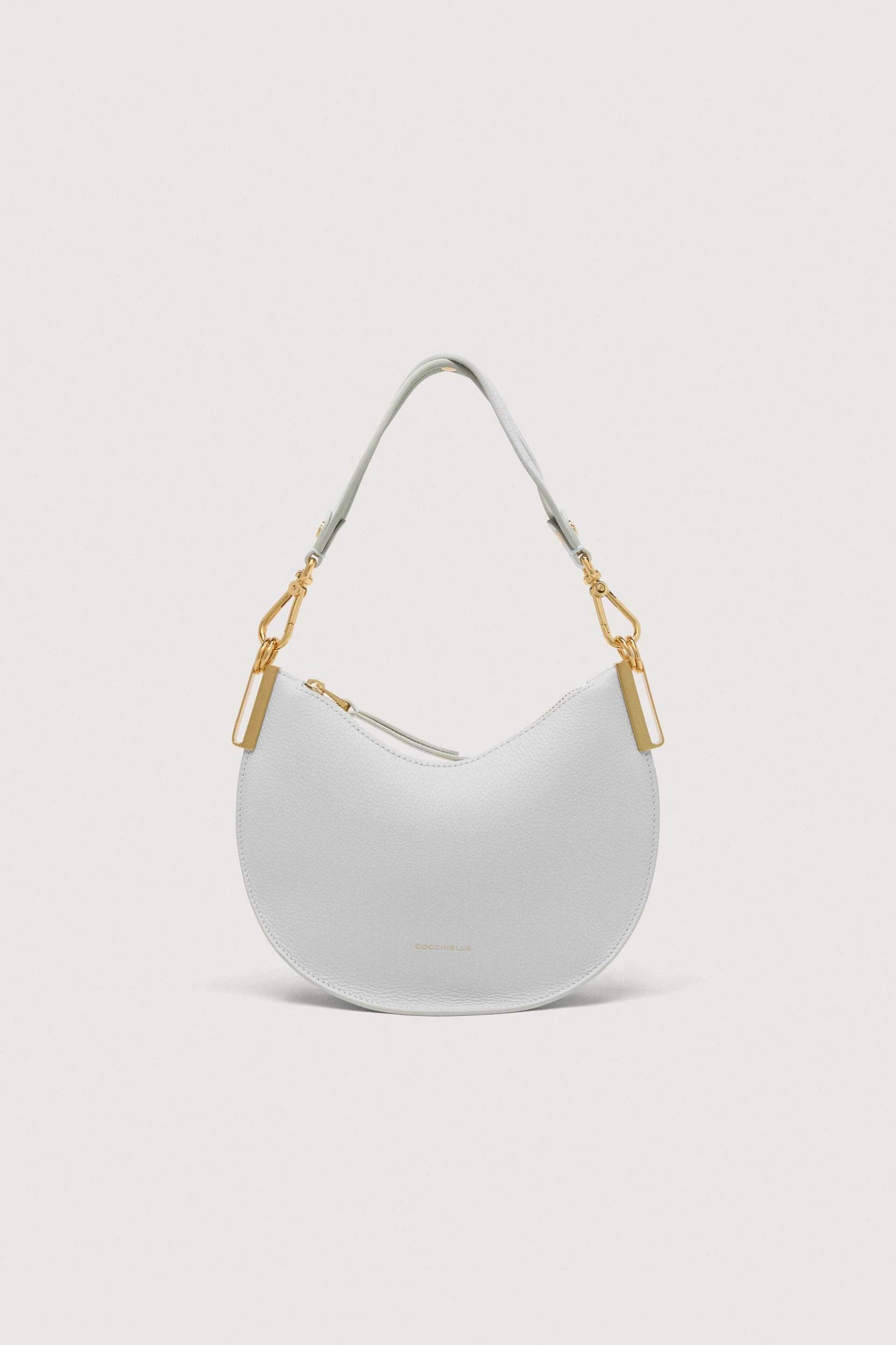 Coccinelle γυναικεία τσάντα ώμου "Sunup Medium" - E1QKF-130301 Λευκό