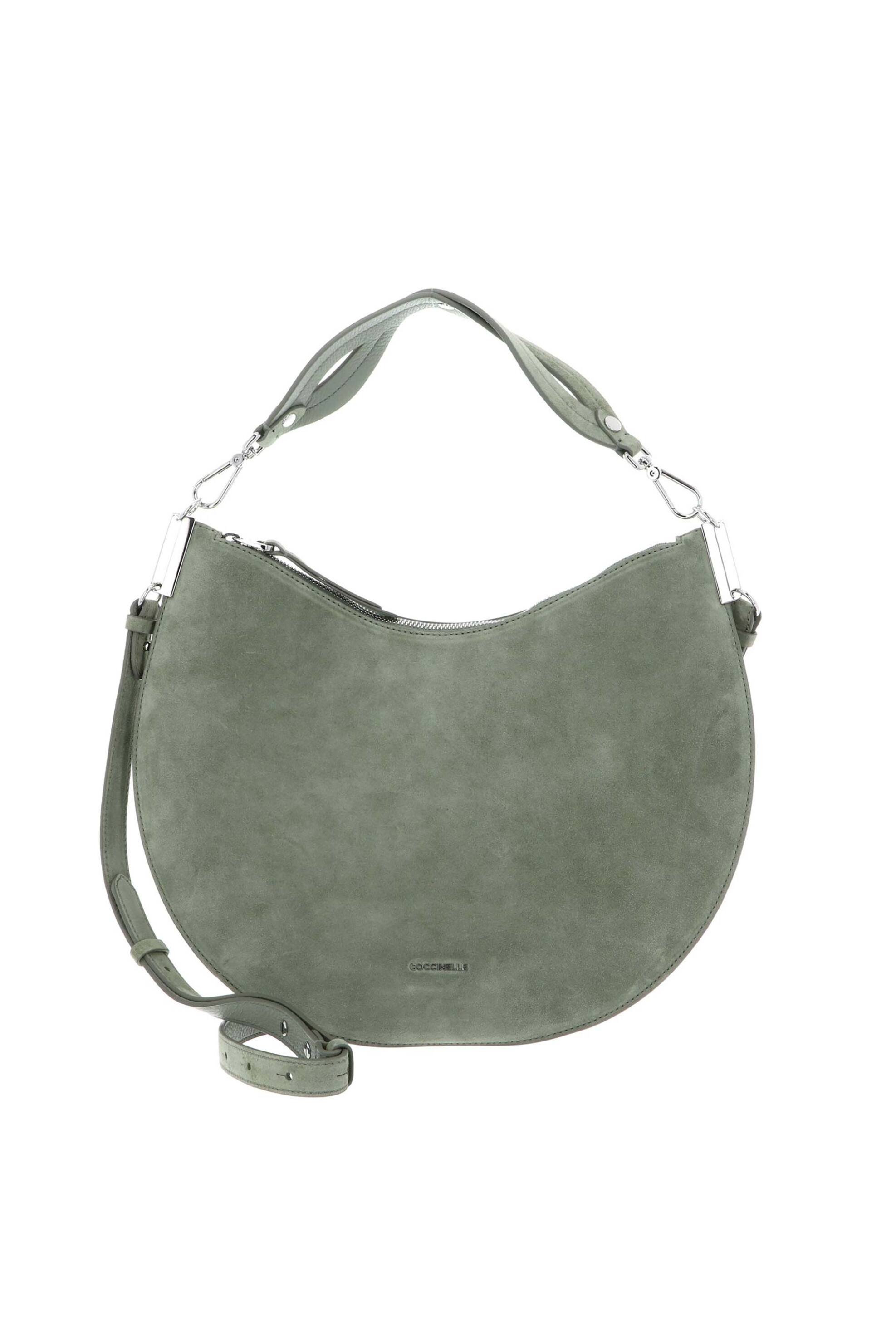 Coccinelle γυναικεία τσάντα ώμου "Sunup Suede" - E1QKG-130101 Βεραμάν