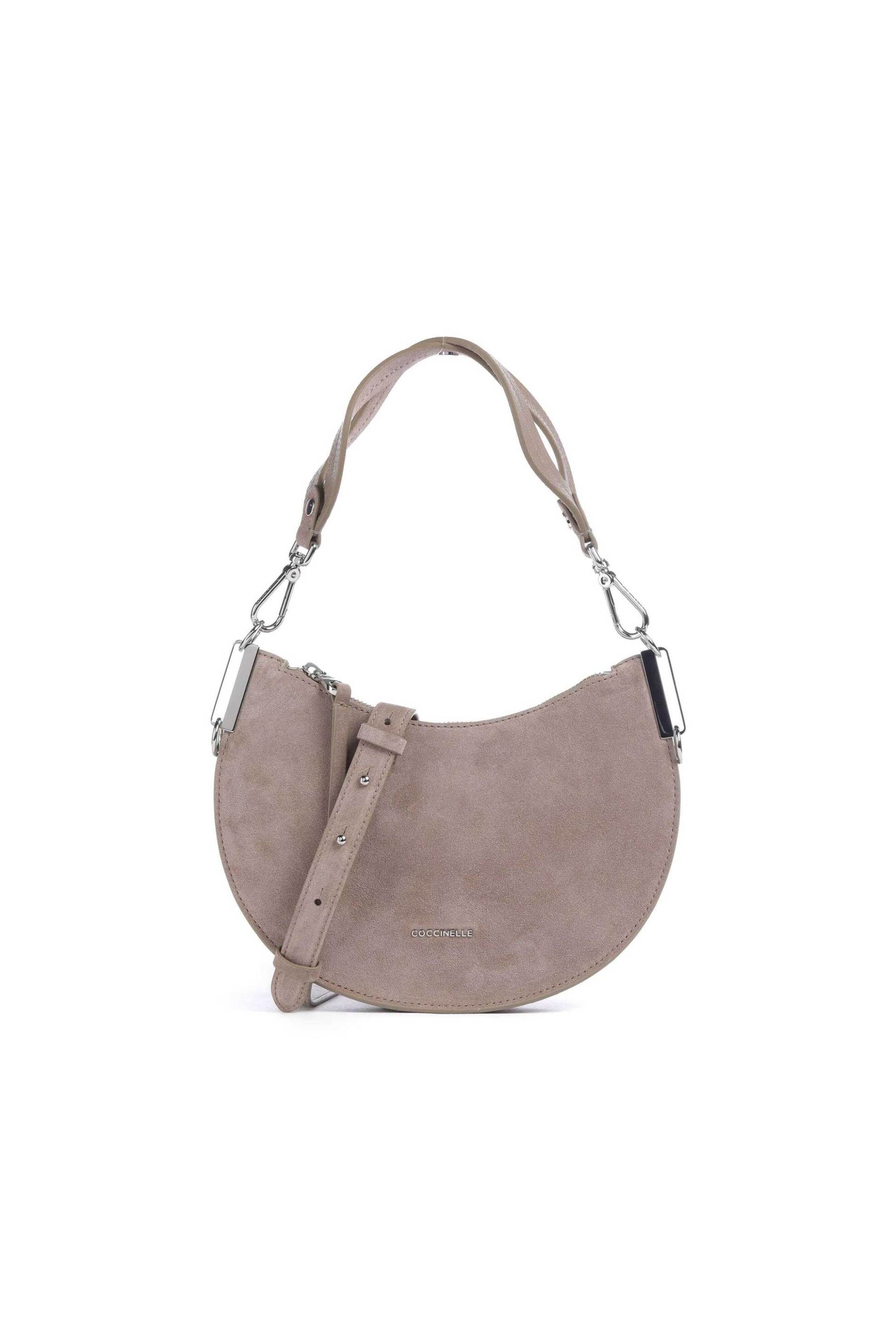 Coccinelle γυναικεία τσάντα ώμου "Sunup Suede Small" - E1QKG-130301 Μπεζ