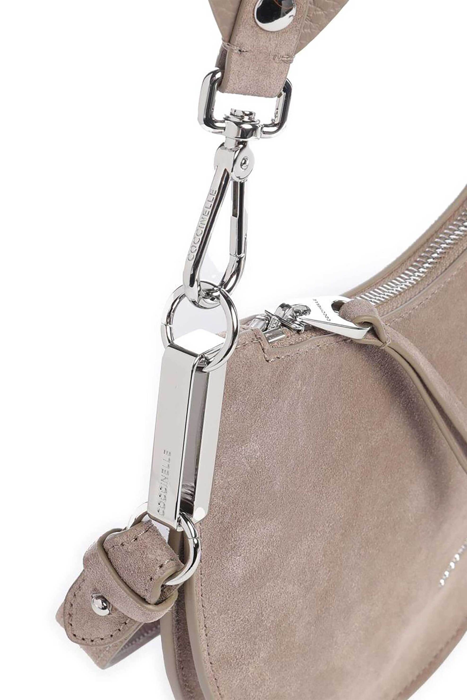 COCCINELLE Coccinelle γυναικεία τσάντα ώμου "Sunup Suede Small" - E1QKG-130301 Μπεζ - 3