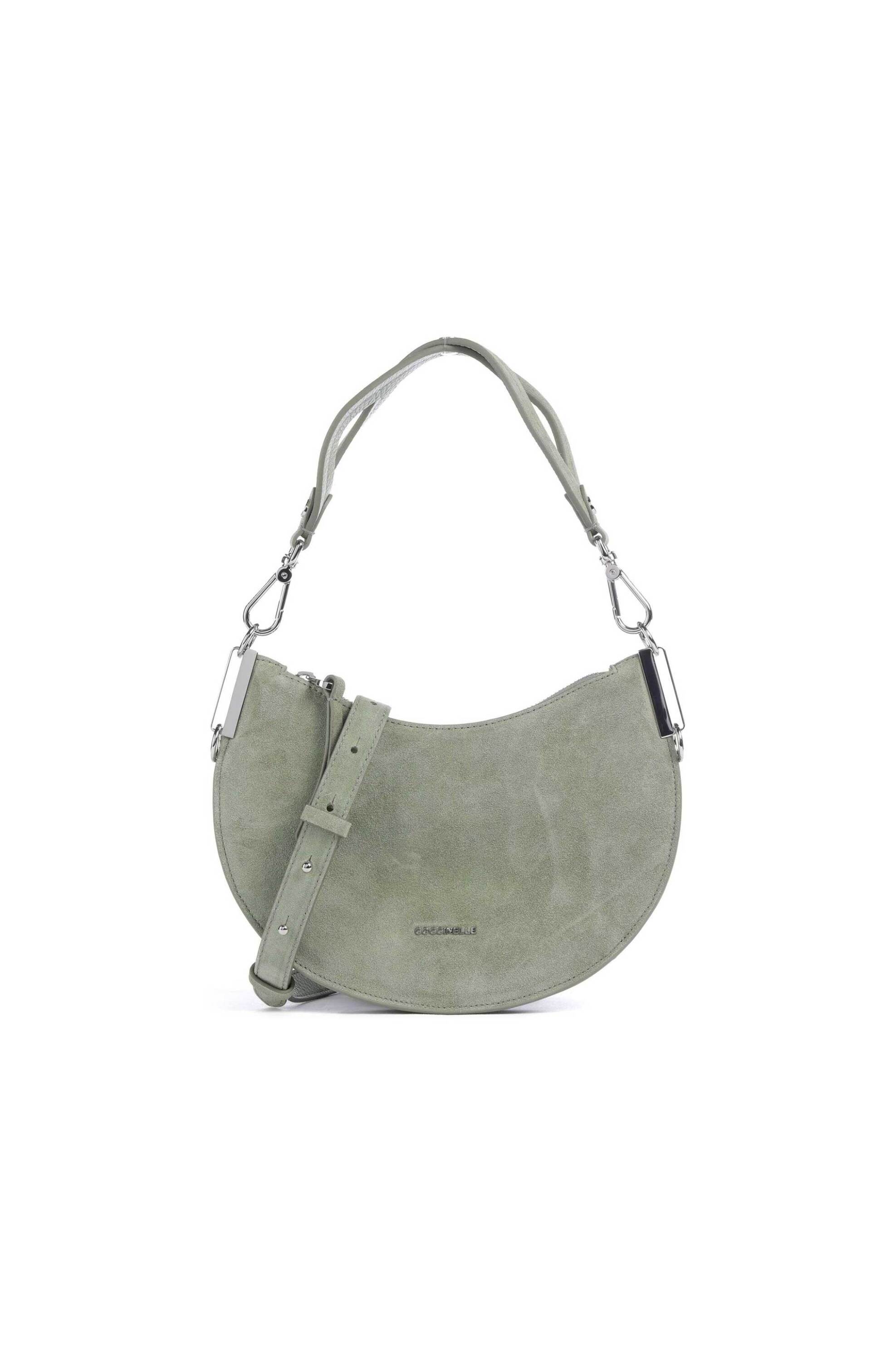 Coccinelle γυναικεία τσάντα ώμου "Sunup Suede Small" - E1QKG-130301 Βεραμάν