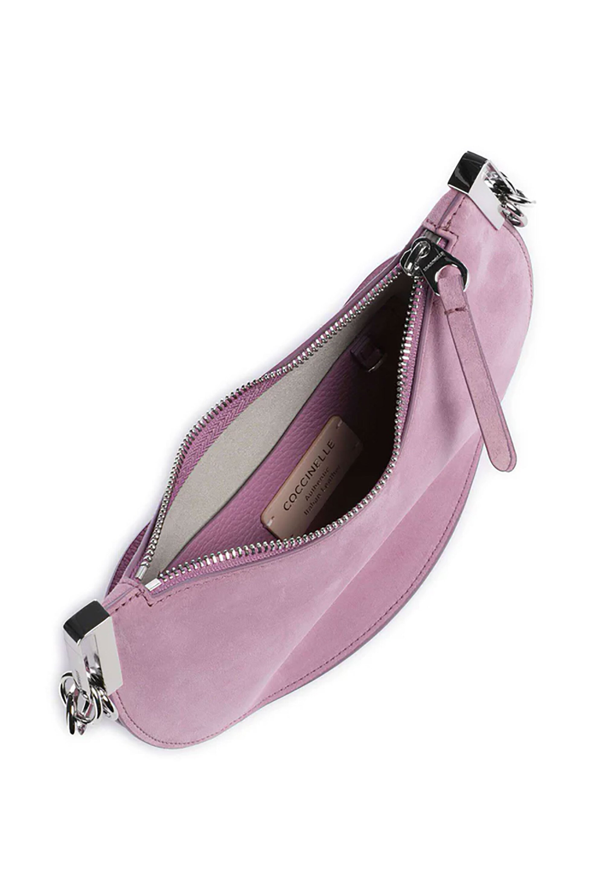 Coccinelle Γυναικεία Τσάντα Ώμου Sunup Suede Small - E1Qkg-130301 Λιλά