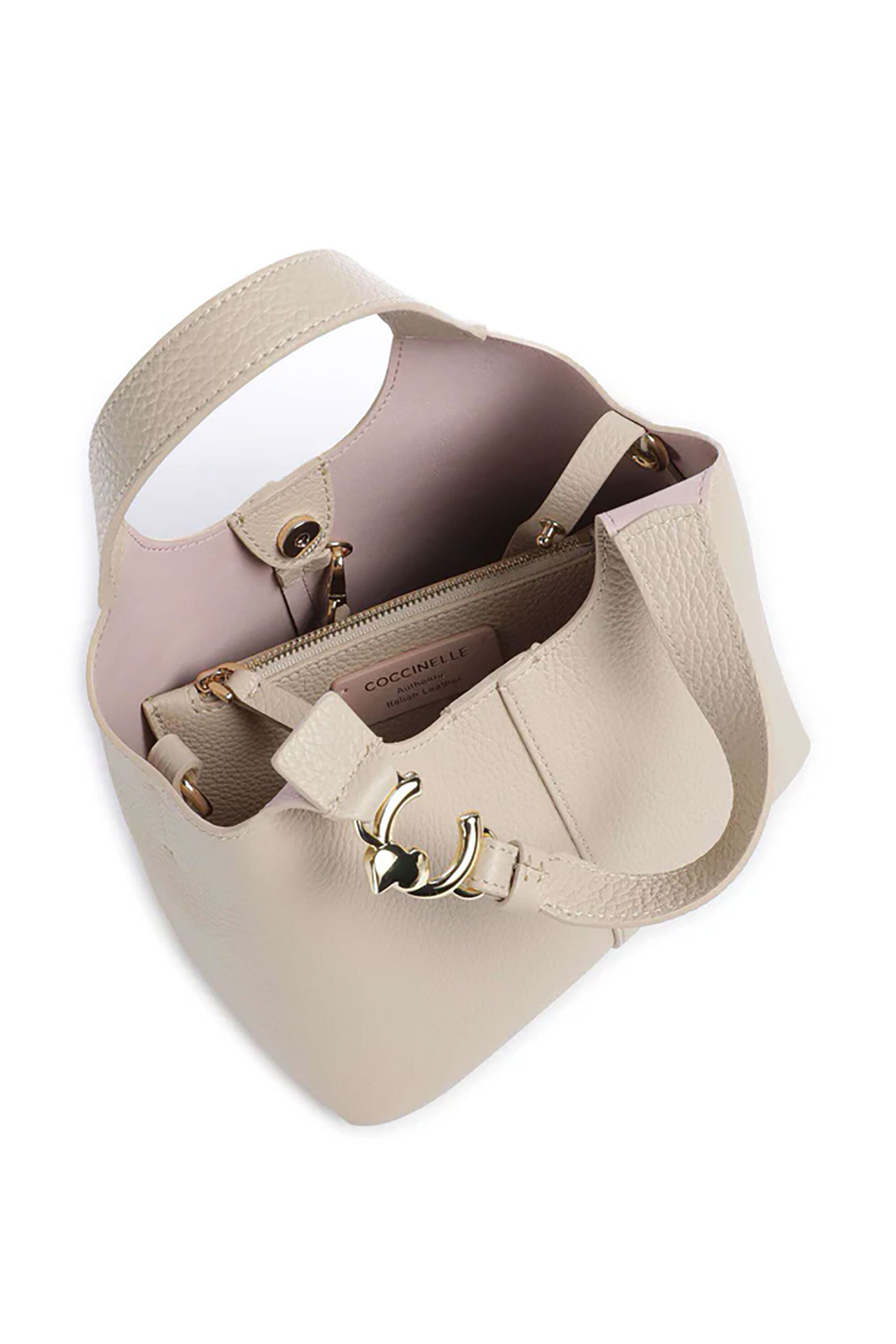 Coccinelle Γυναικεία Τσάντα Χειρός C-Easy - E1Sha-580101 Μπεζ