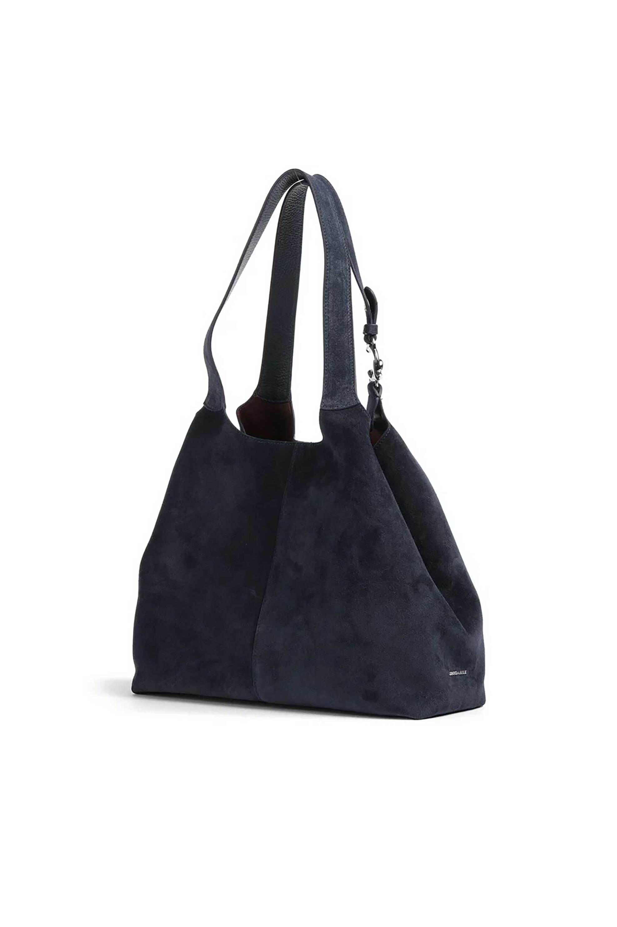 COCCINELLE Coccinelle γυναικεία τσάντα ώμου "C-Easy Suede Large " - E1THE-110101 Μπλε Σκούρο - 3