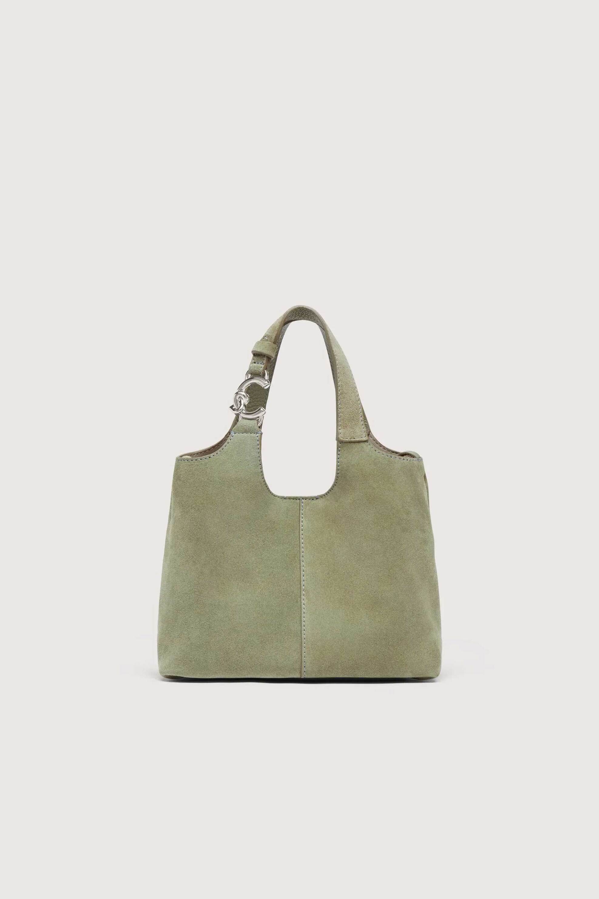 Coccinelle γυναικεία τσάντα χειρός "C-Easy Suede Small" - E1THE-580101 Βεραμάν