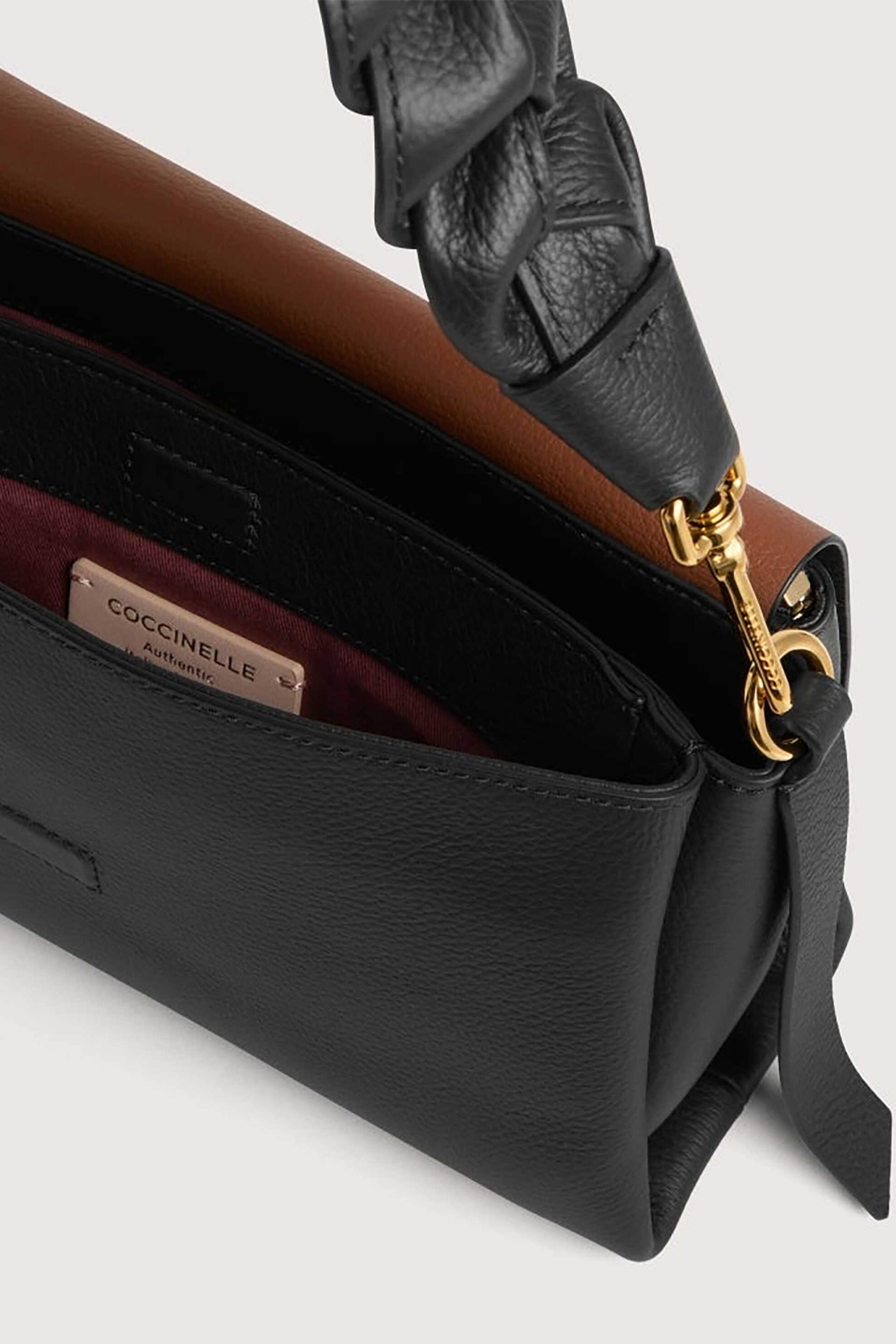 Coccinelle Γυναικεία Τσάντα Χειρός Boheme Grana - E1M50-120101 Μαύρο