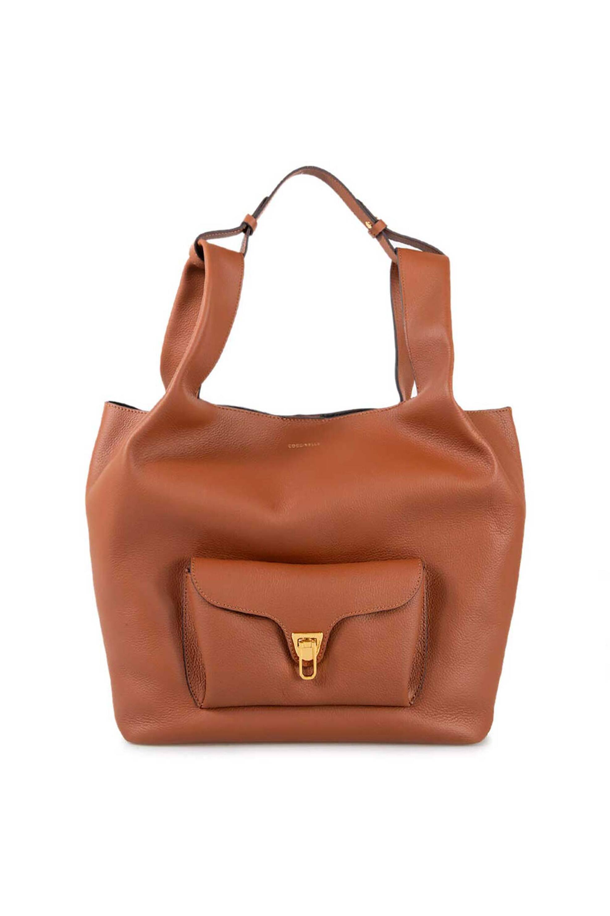 Coccinelle γυναικεία τσάντα shopper "Beat" - E1TDP-110101 Καμηλό