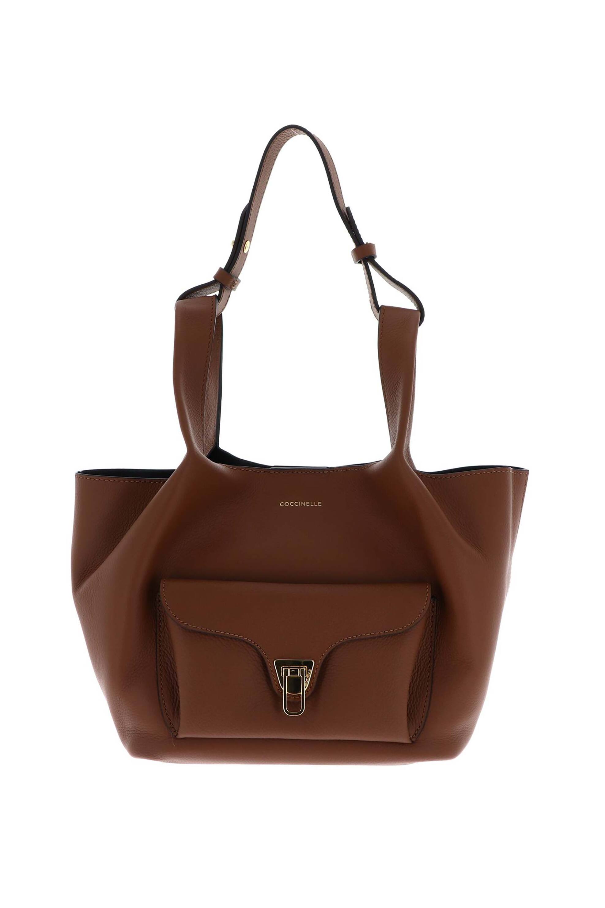 Coccinelle γυναικεία τσάντα shopper "Beat" - E1TDP-110201 Καφέ